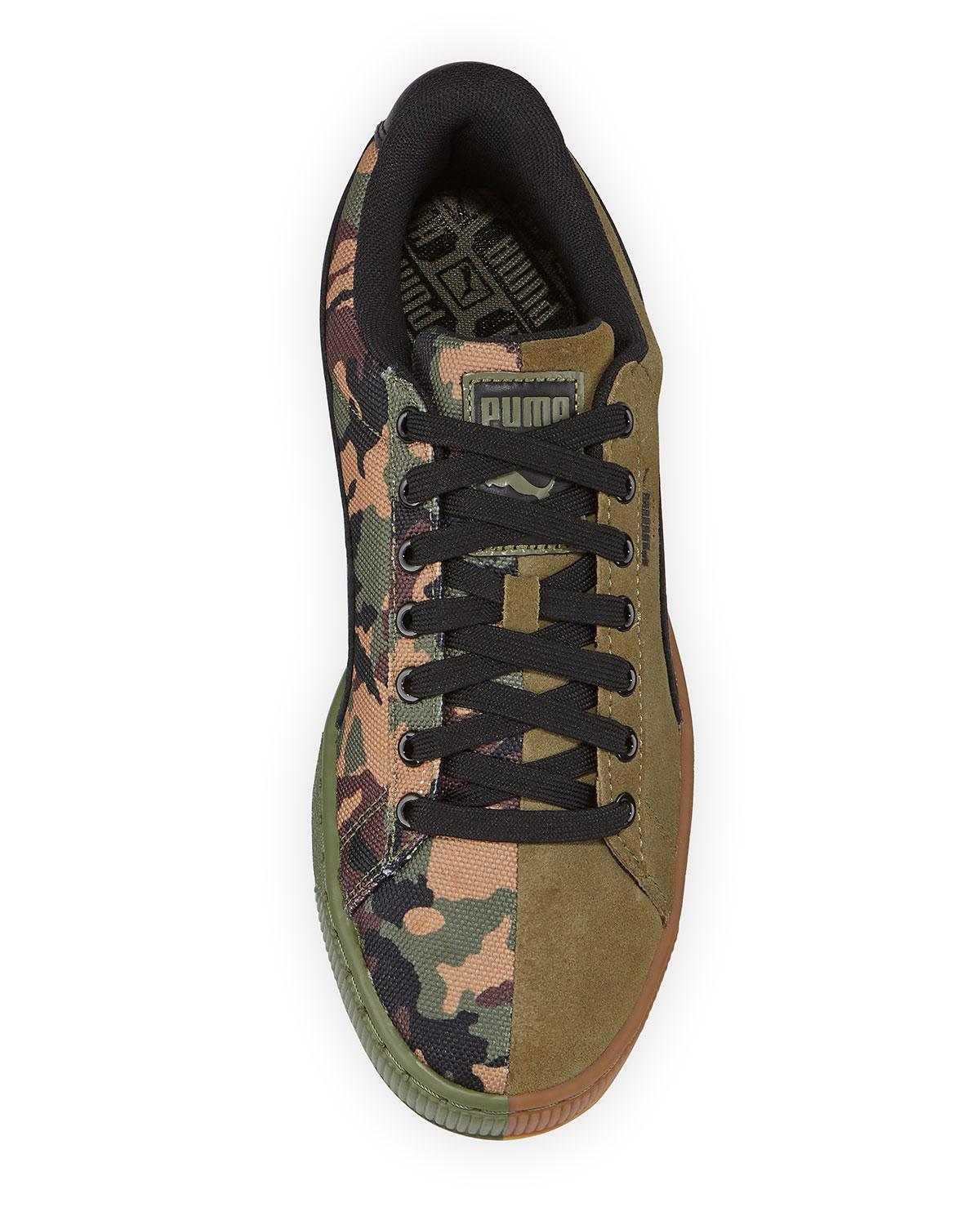 camouflage puma sneakers