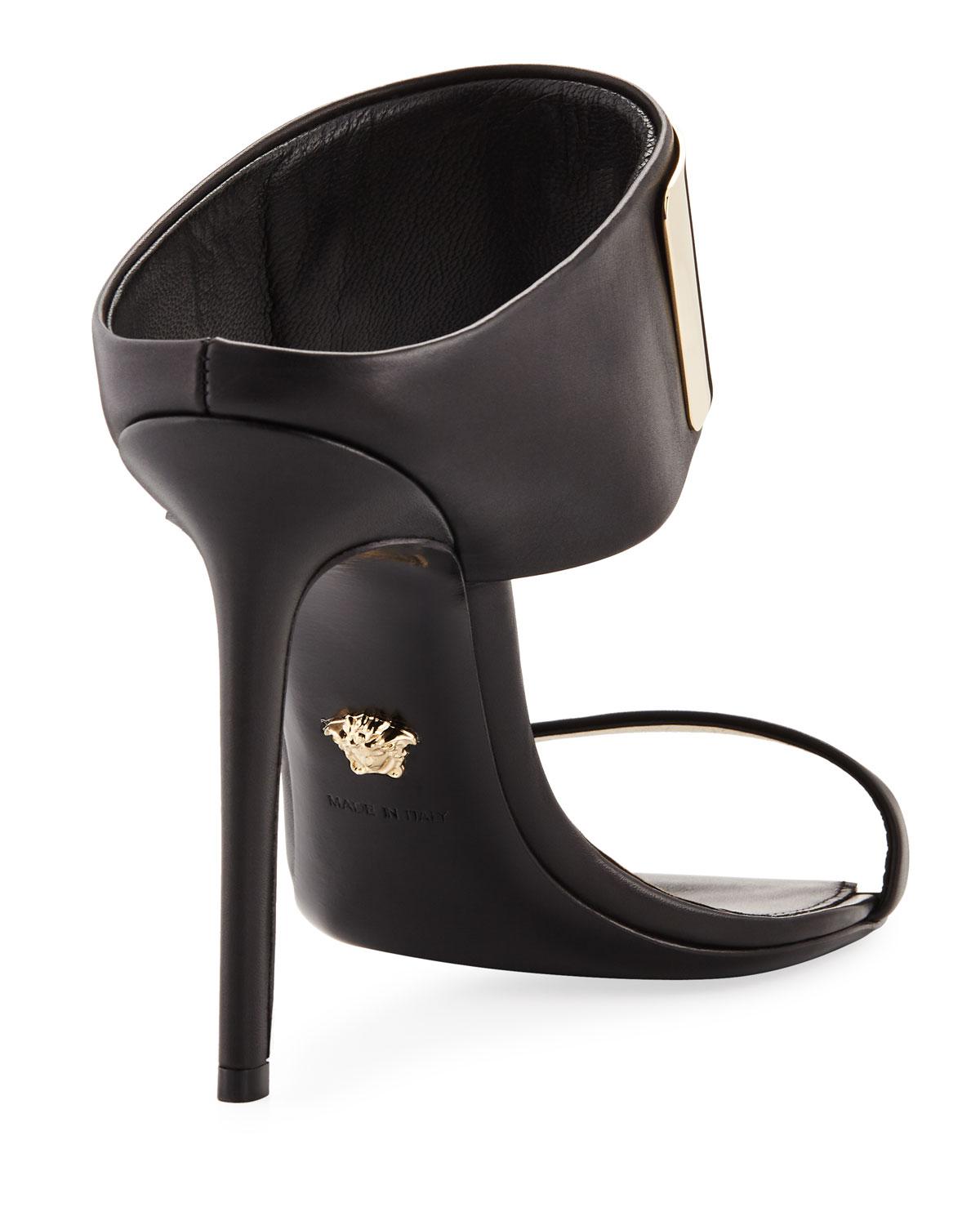 versace slide heels