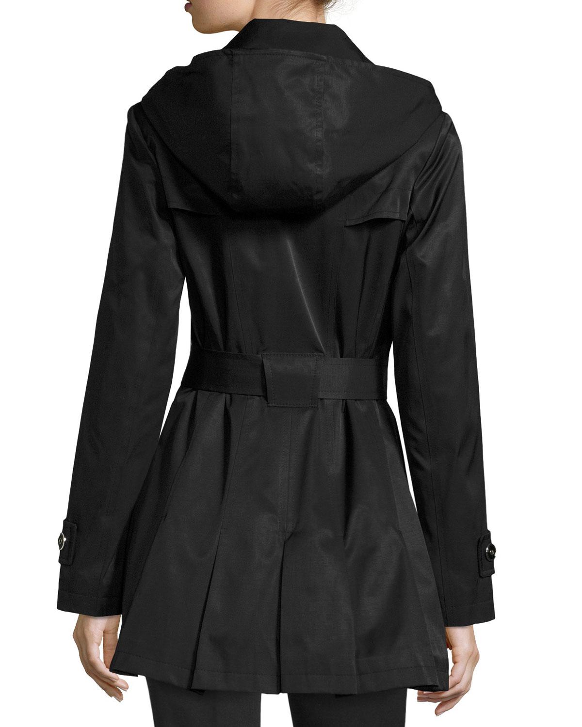 Via Spiga Cotton Waterresistant Belted Trench Coat in Sand (Black) Lyst