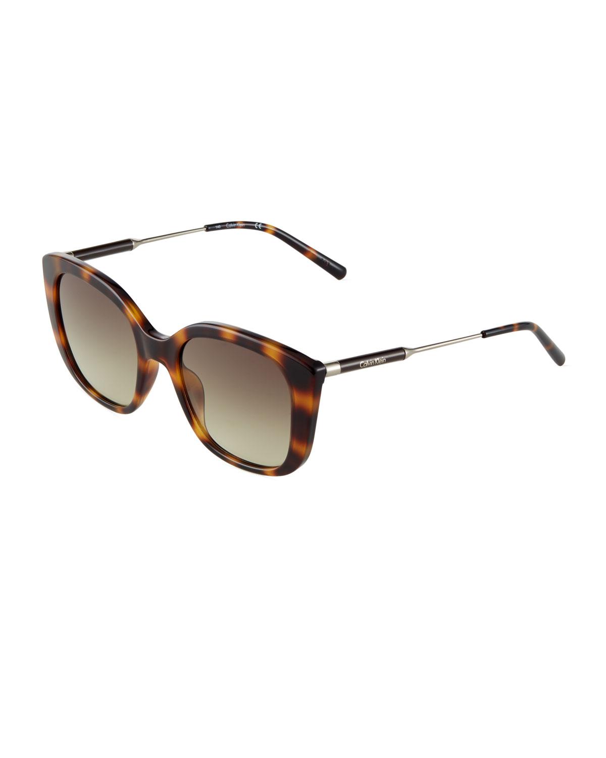 calvin klein tortoise shell sunglasses