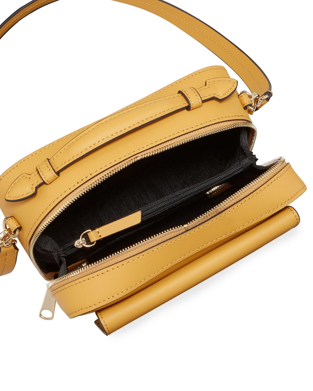 Zac Zac Posen Earthette Leather Tophandle Box Bag in Yellow Lyst