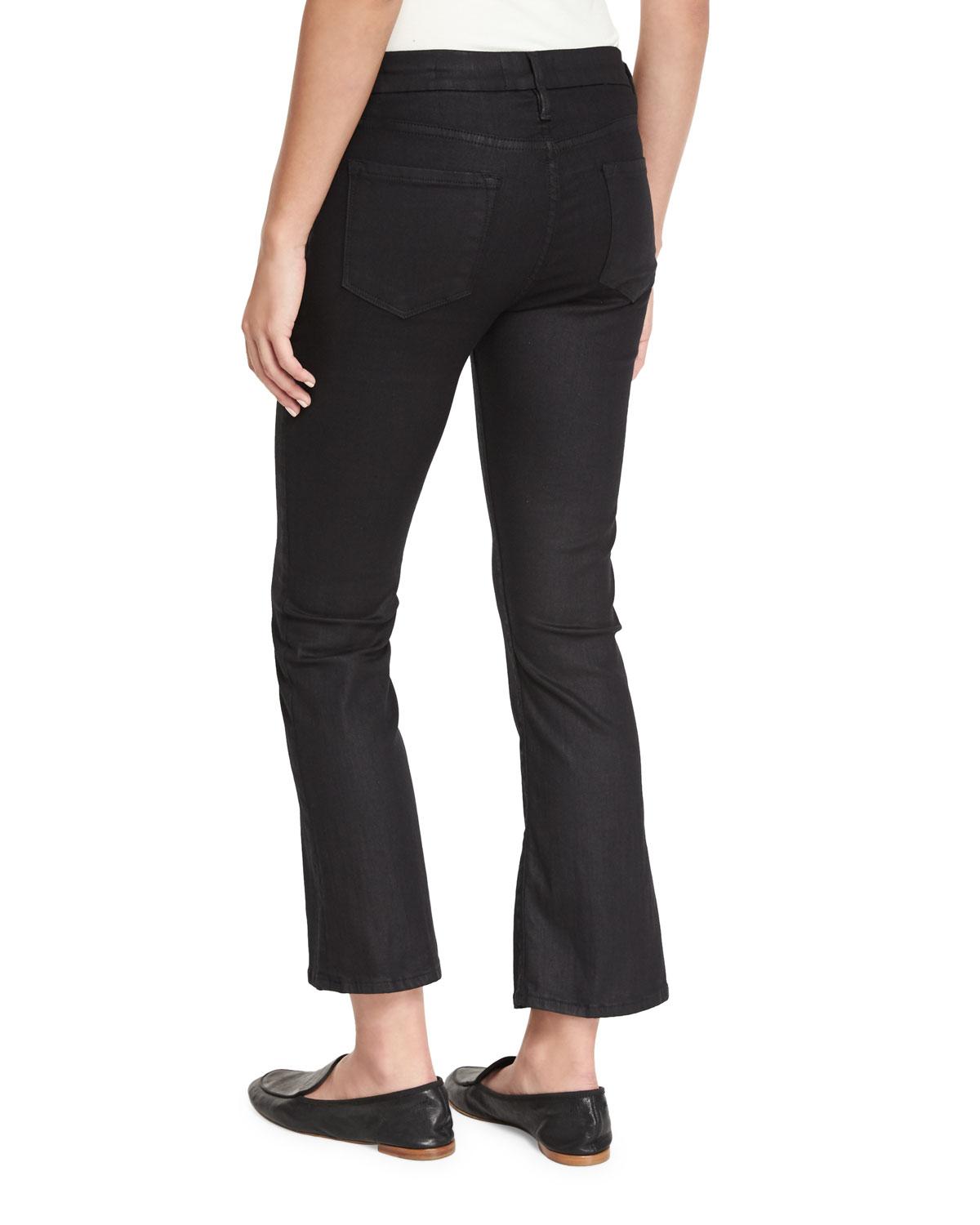 frame le crop mini boot black