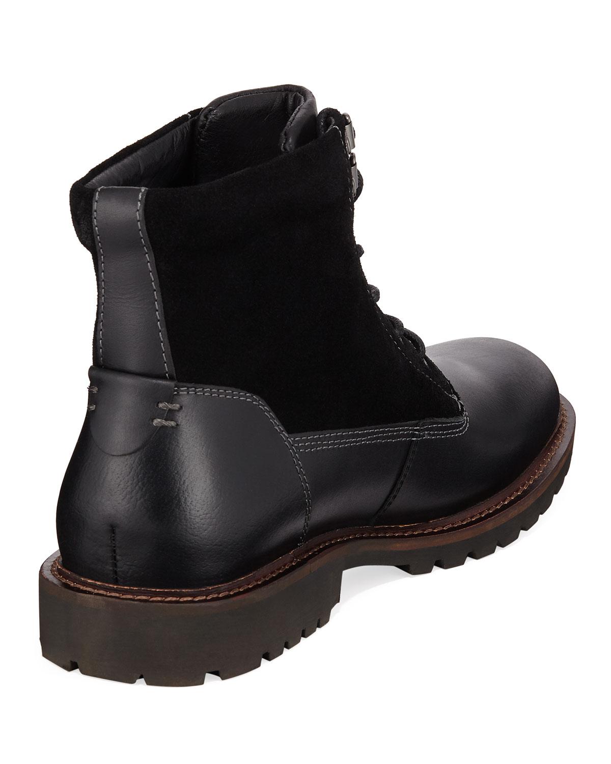 original penguin jesse leather combat boot