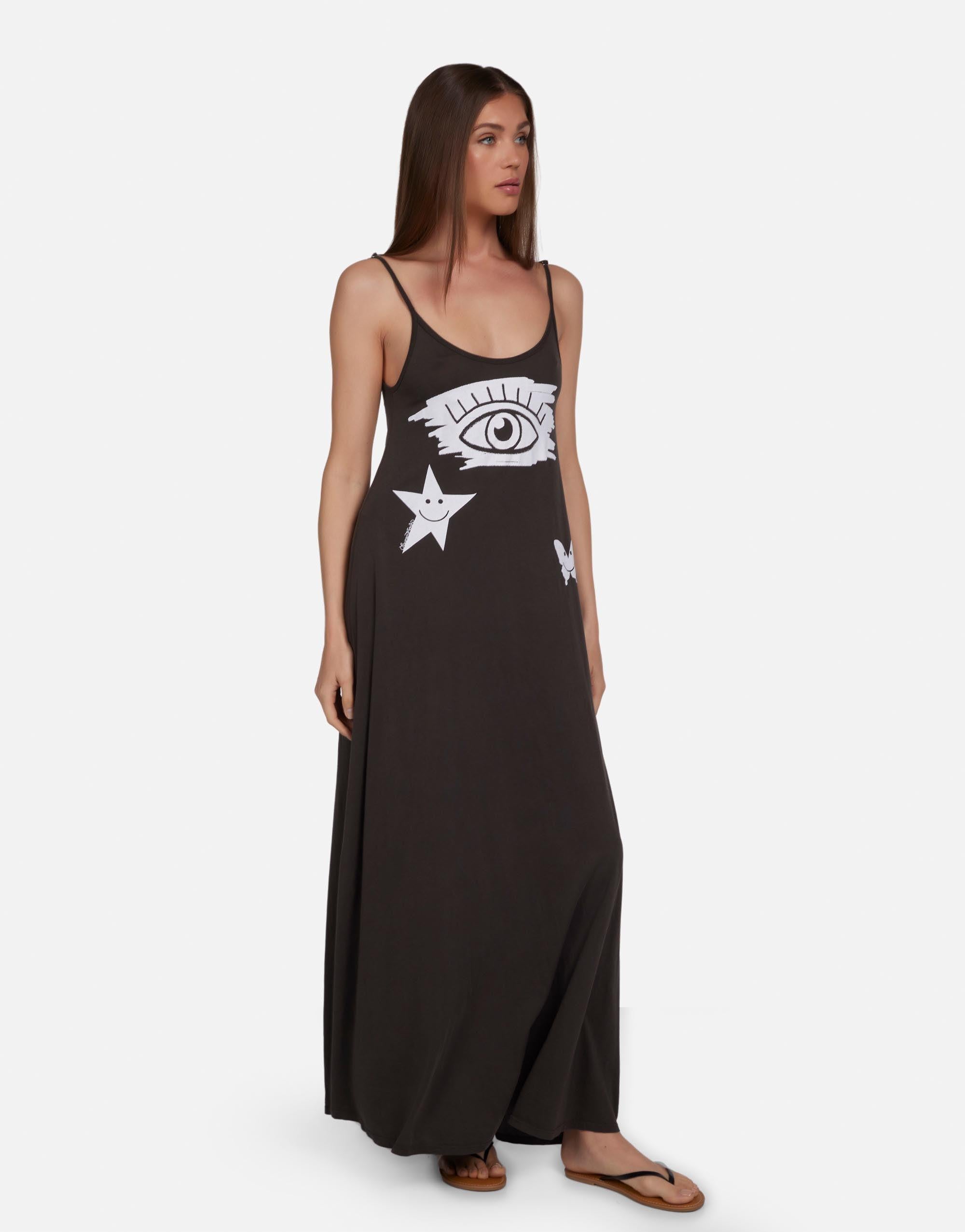 chinese dress ladies Shop Lauren Moshi Lauren Moshi Berna Neon Stud Maxi Dress Maxi Dress |  Womens Designer Fashion main image 1