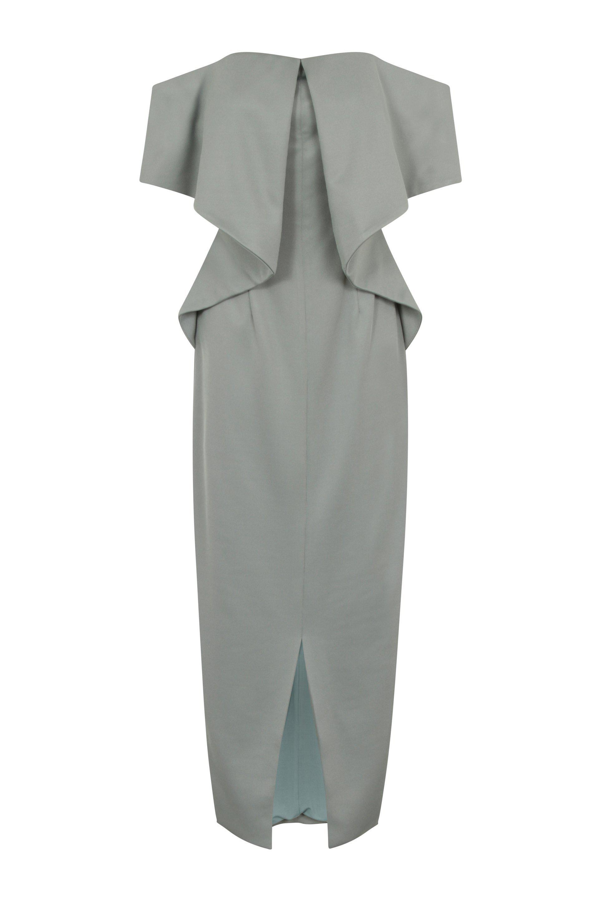 lavish alice origami folded bandeau jumpsuit in sage