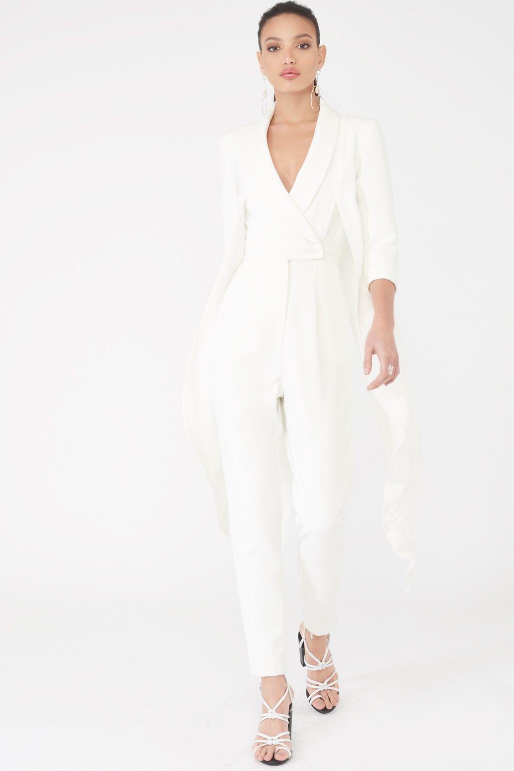 lavish alice tailored cape jumpsuit