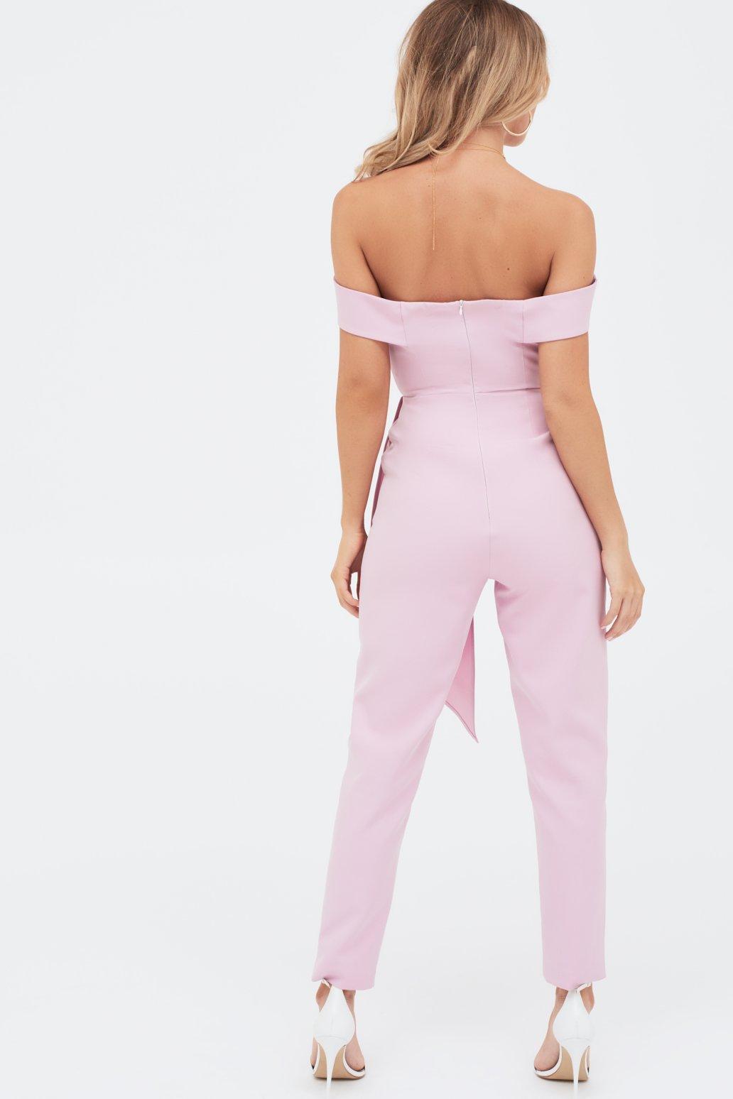 lavish alice pleated bardot and draped belt midi dress