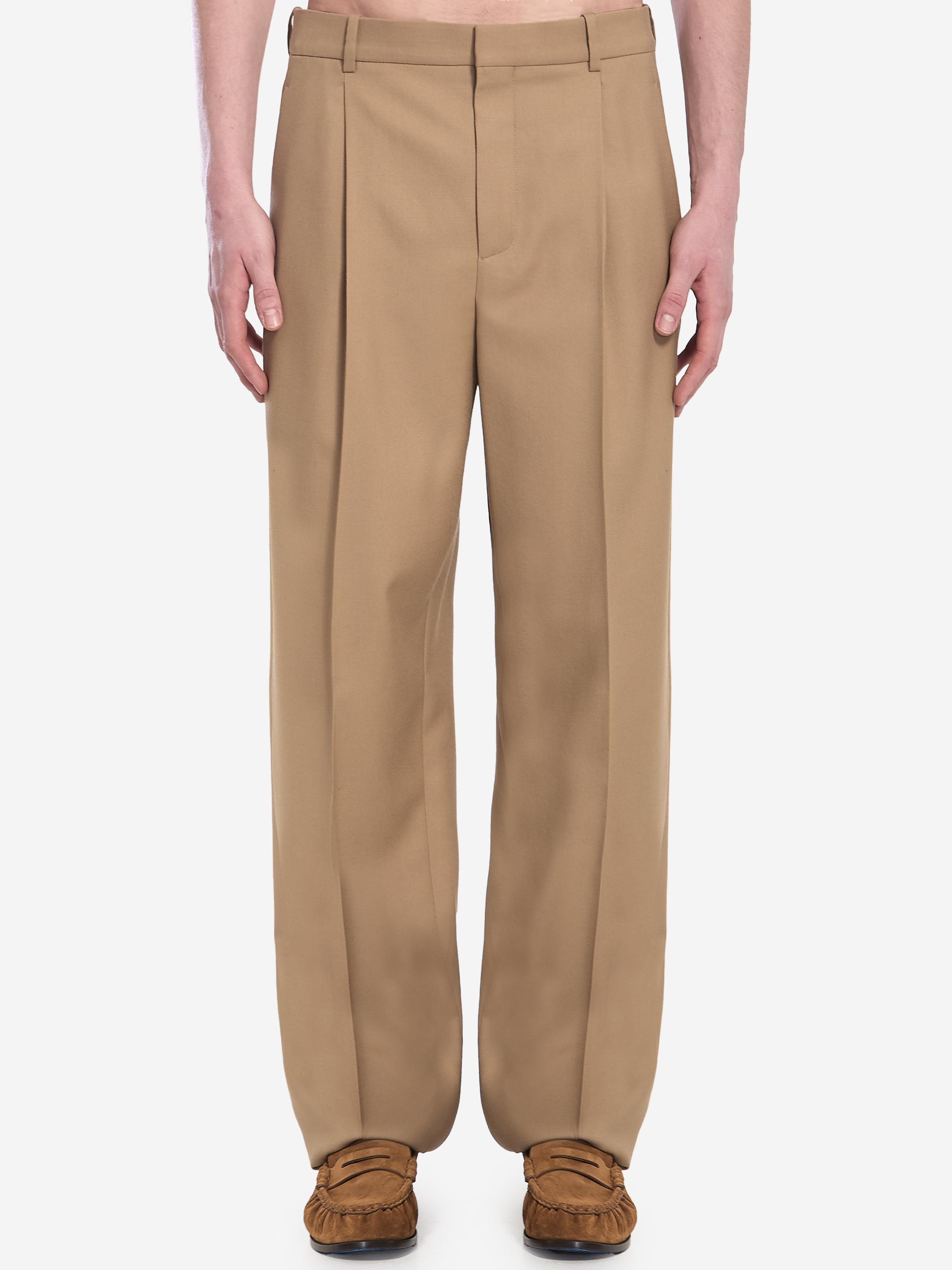 パンツ SAINT LAURENT TWILL PANTS SAINT LAURENT Twill straight-leg pants | NET-A-PORTER