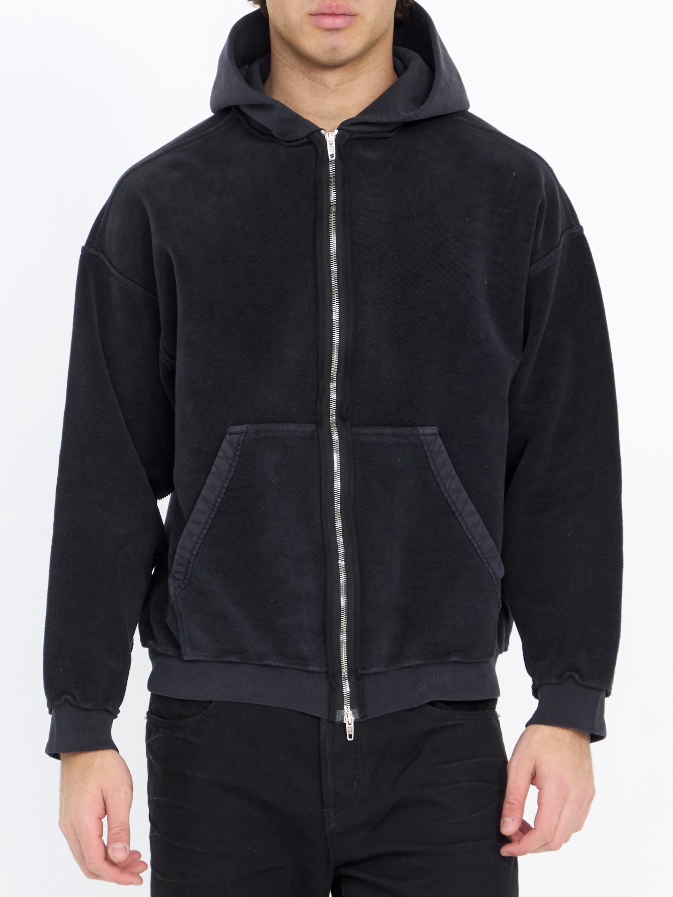 Balenciaga Inside Out Hoodie in Blue for Men | Lyst Balenciaga Inside Out Hoodie in Blue for Men | Lyst