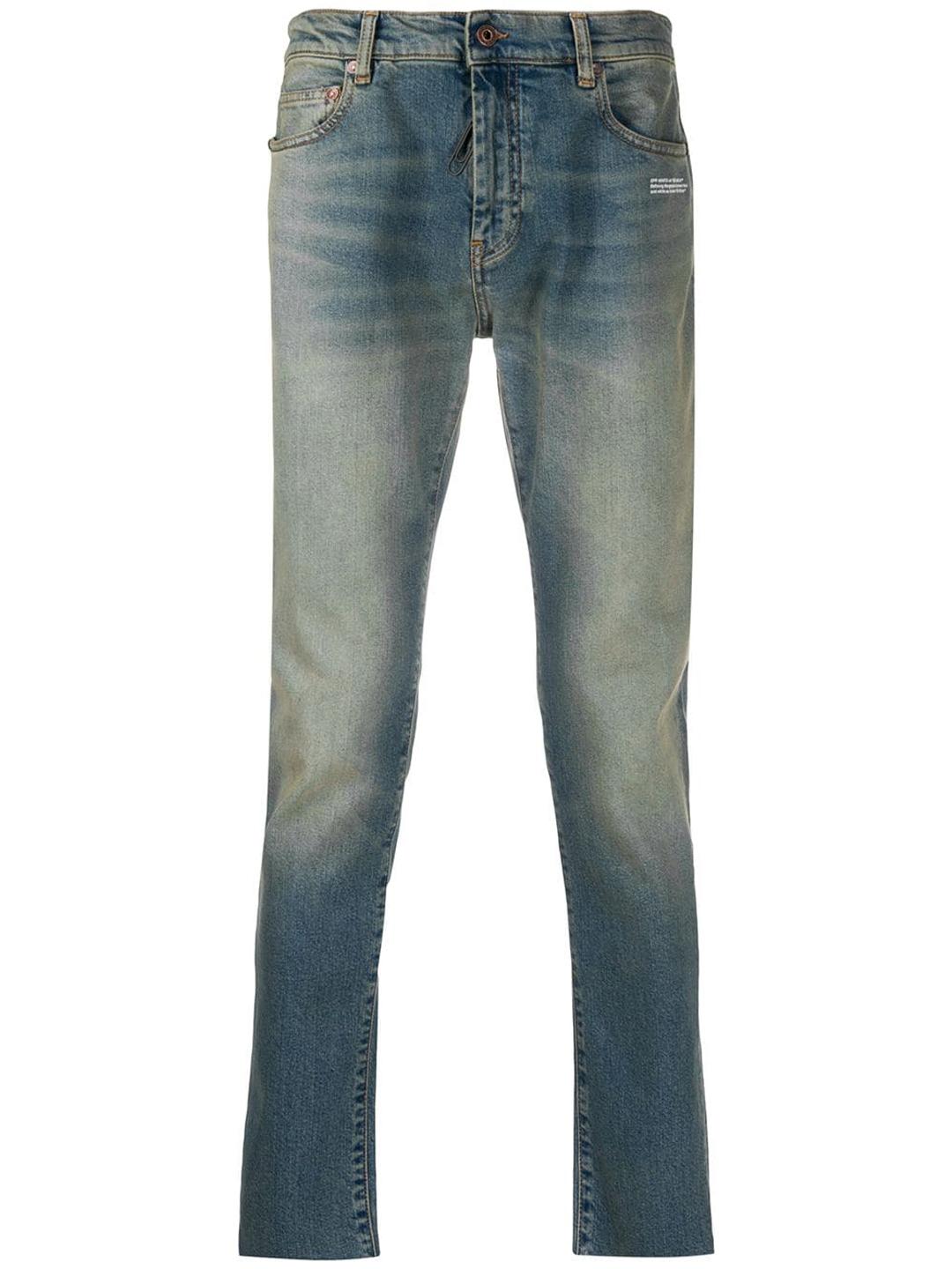 Off-White c/o Virgil Abloh Denim Skinny Jeans in Light Blue (Blue) for ...