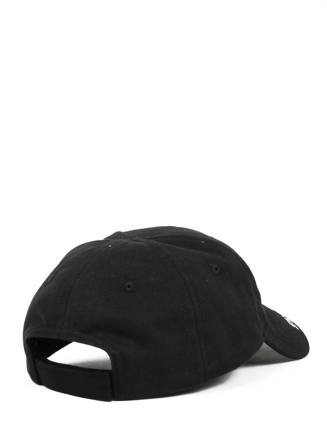 Balenciaga Cotton Gym Wear Cap in Black 