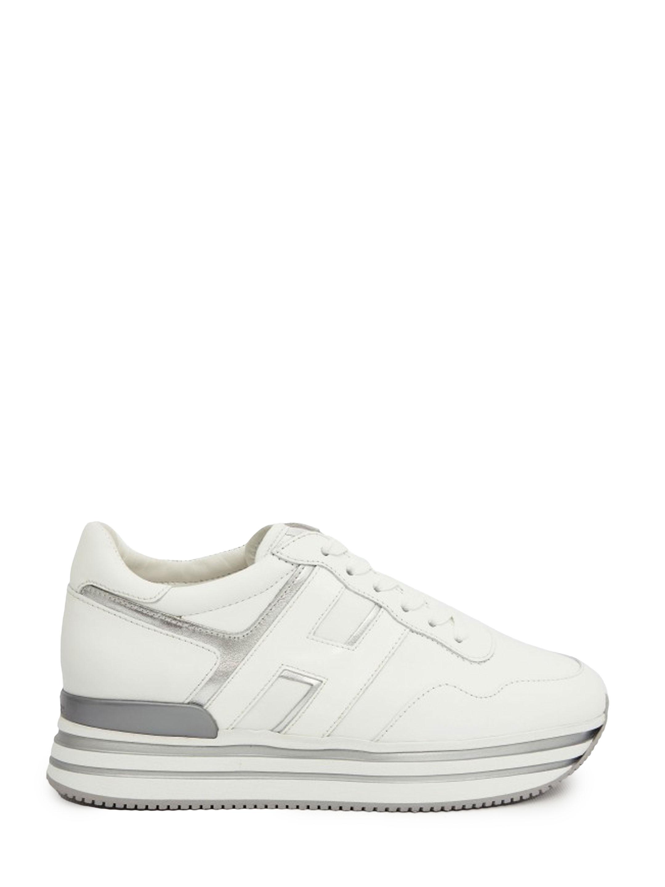 Hogan Midi Platform Sneakers in White | Lyst