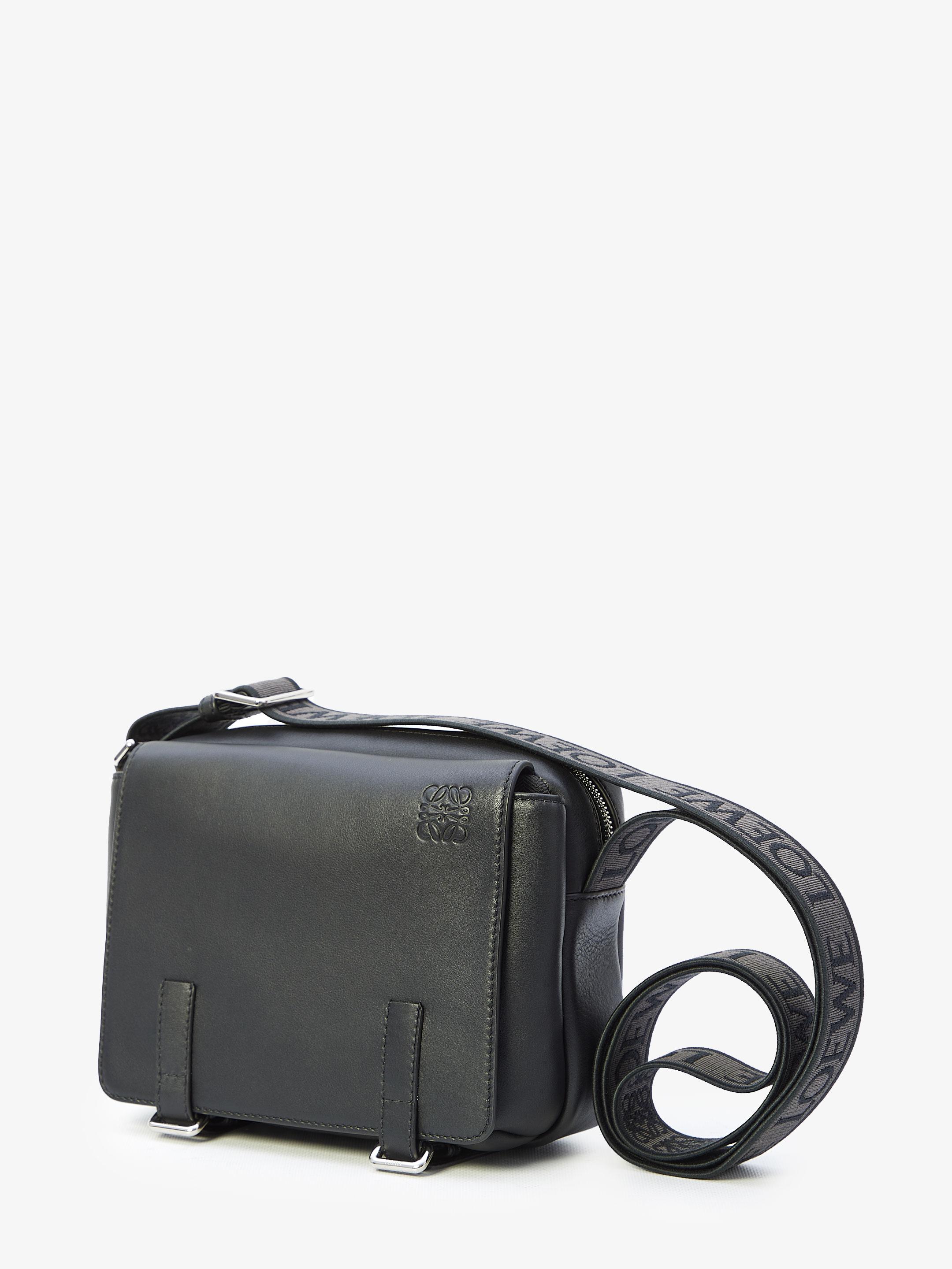 Loewe Military Xs Messenger Bag in Black for Men | Lyst