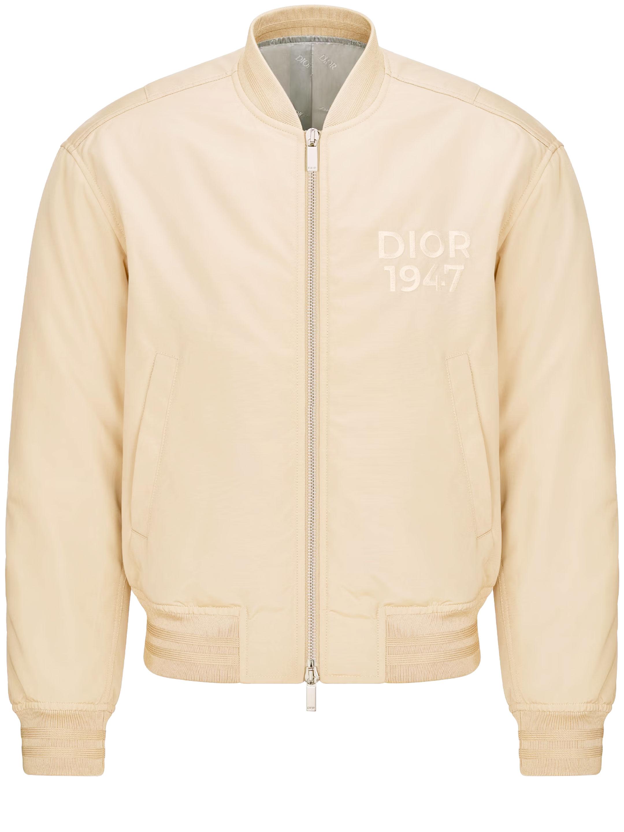 Dior Dior 1947 Bomber Jacket in Natural for Men | Lyst