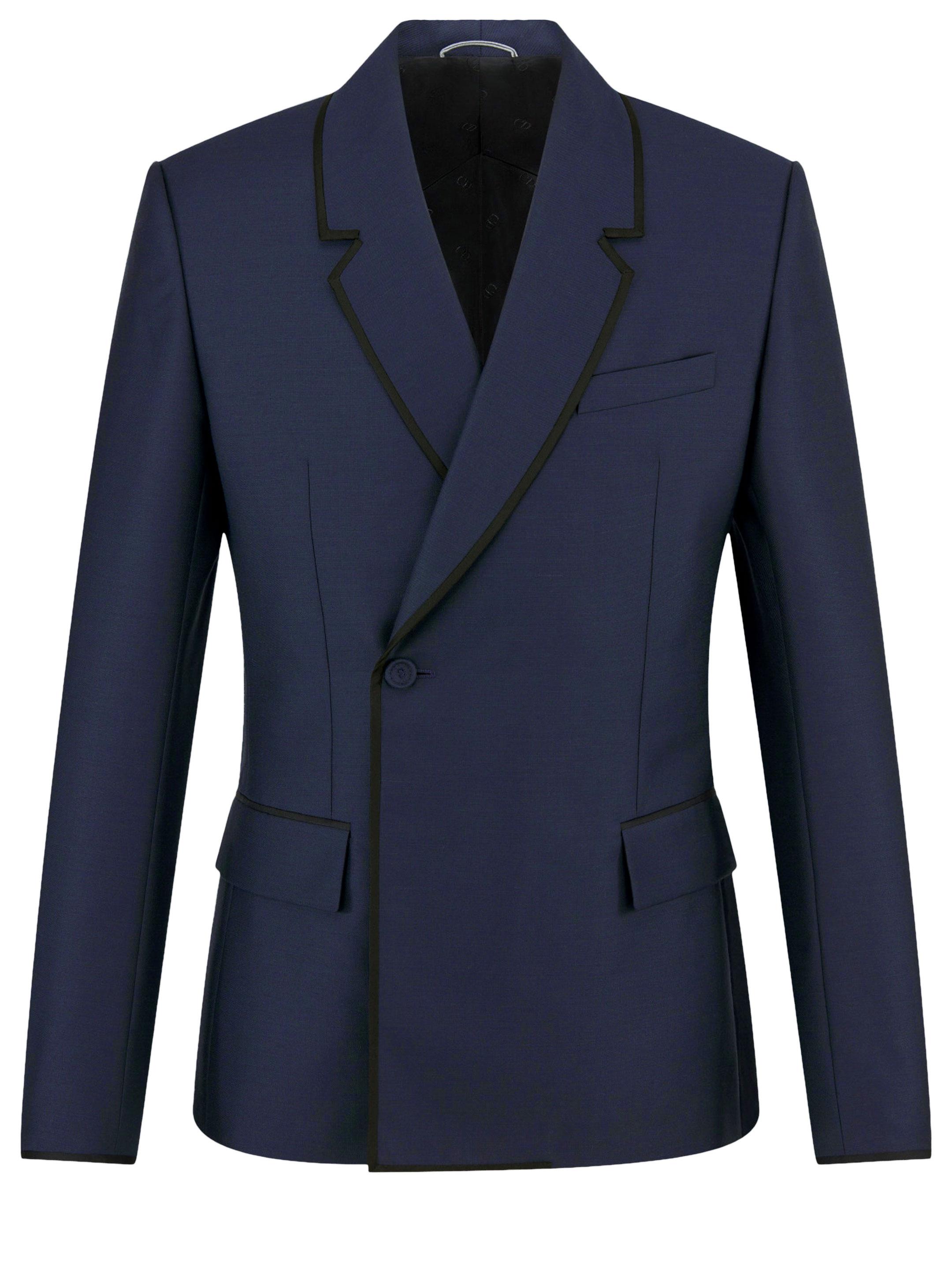 Dior Oblique Jacket in Blue for Men | Lyst