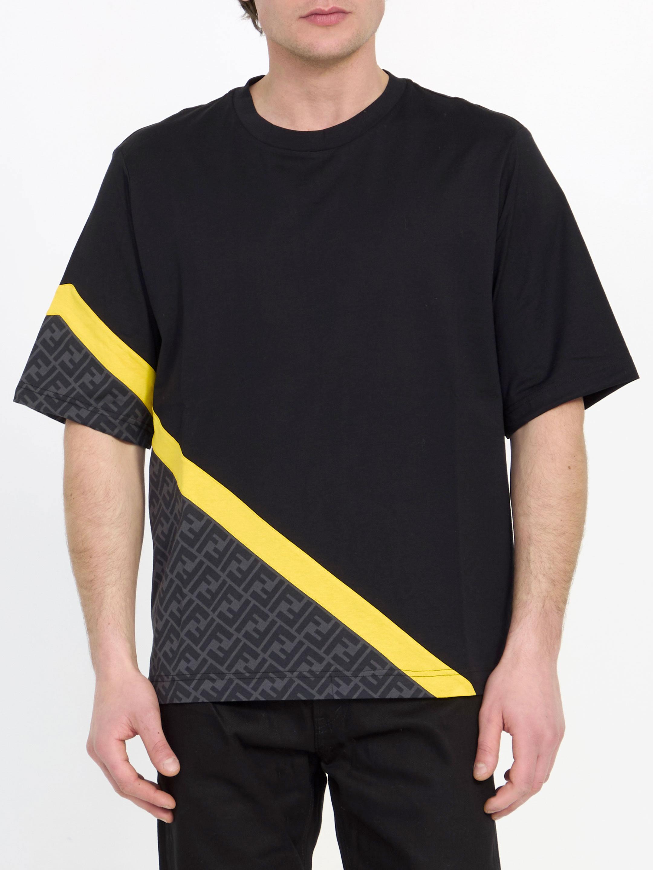 Fendi Jersey T shirt in Yellow for Men Lyst