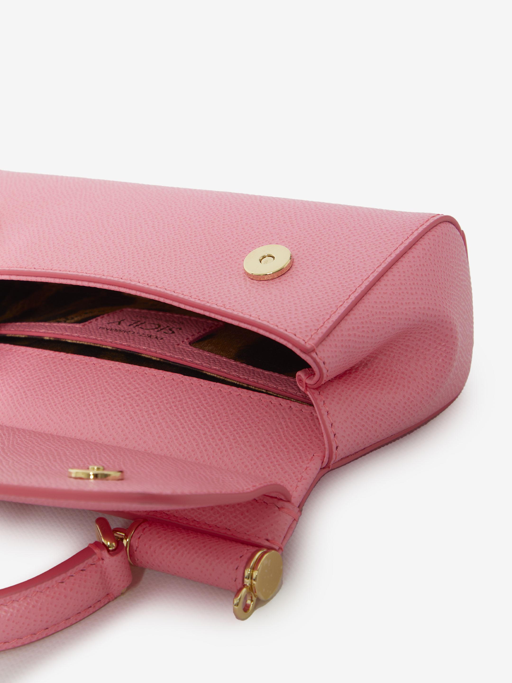 Dolce & Gabbana: Pink Small Sicily Bag