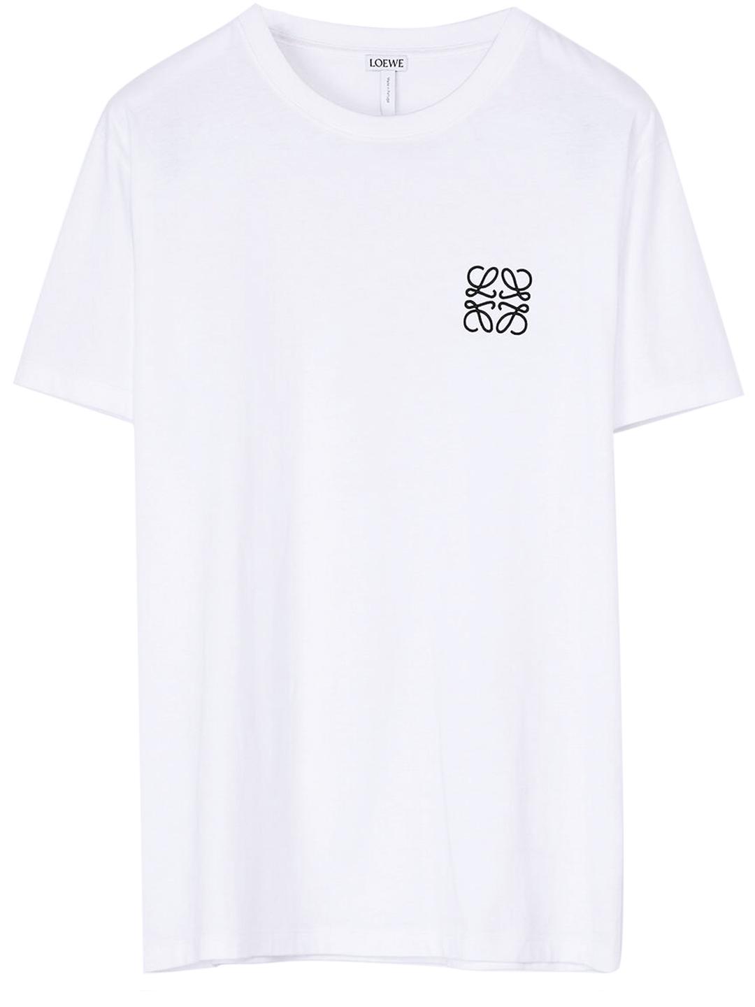 Loewe Cotton T-shirt Anagram White for Men - Lyst
