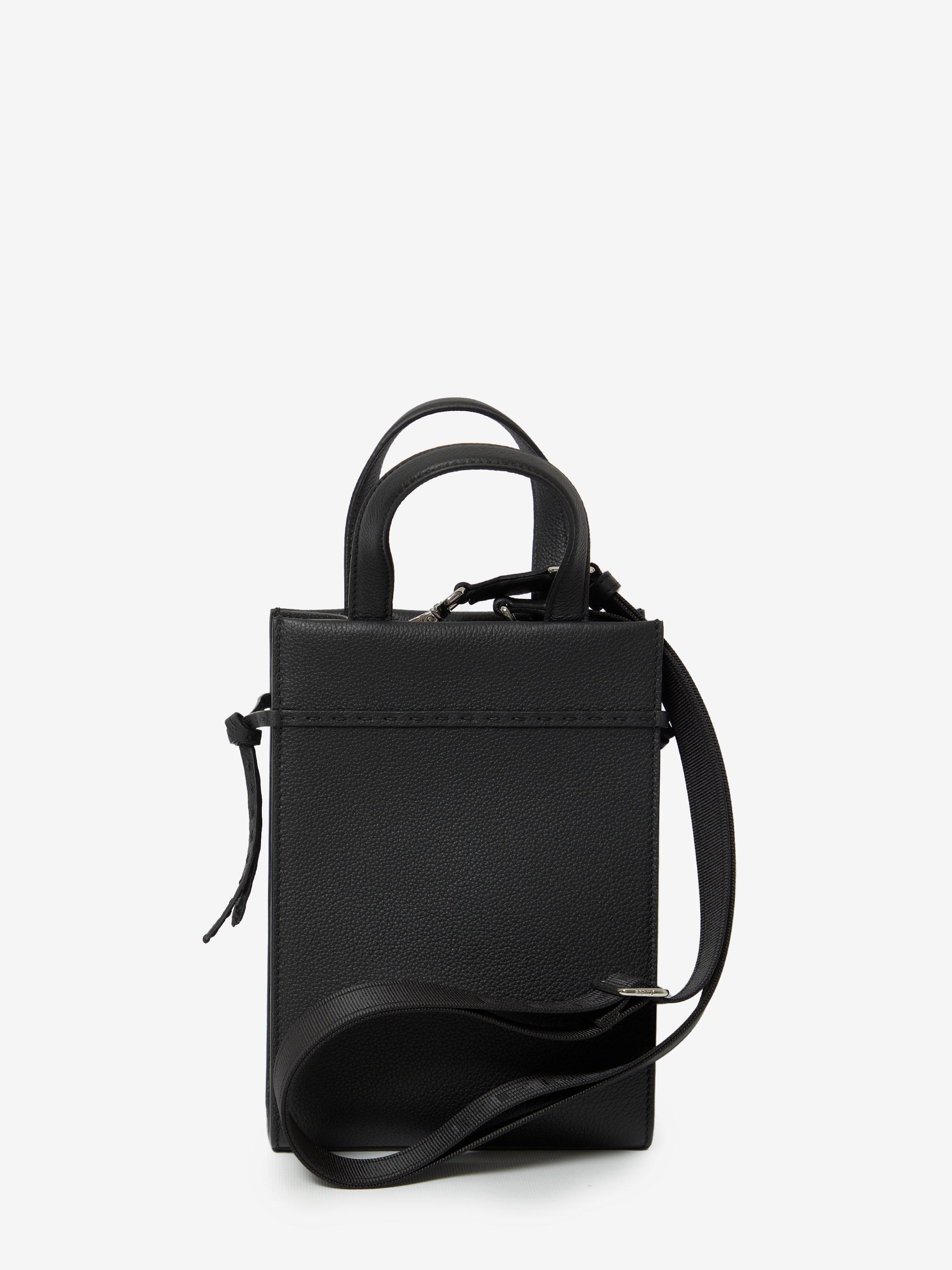 Fendi Mini Tote Bag With Logo in Black for Men | Lyst