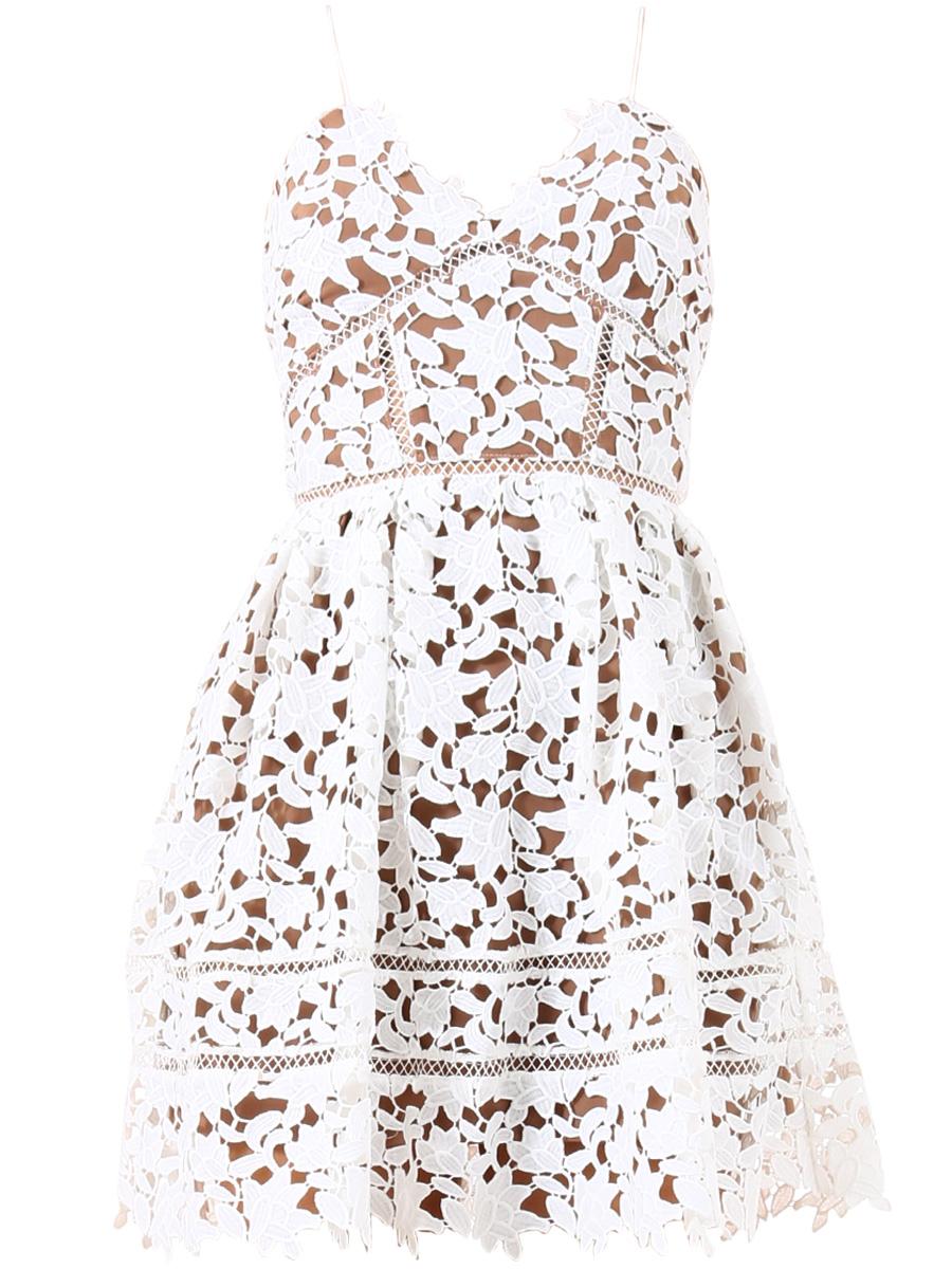 Self-Portrait Azaelea Mini Dress in White Lyst