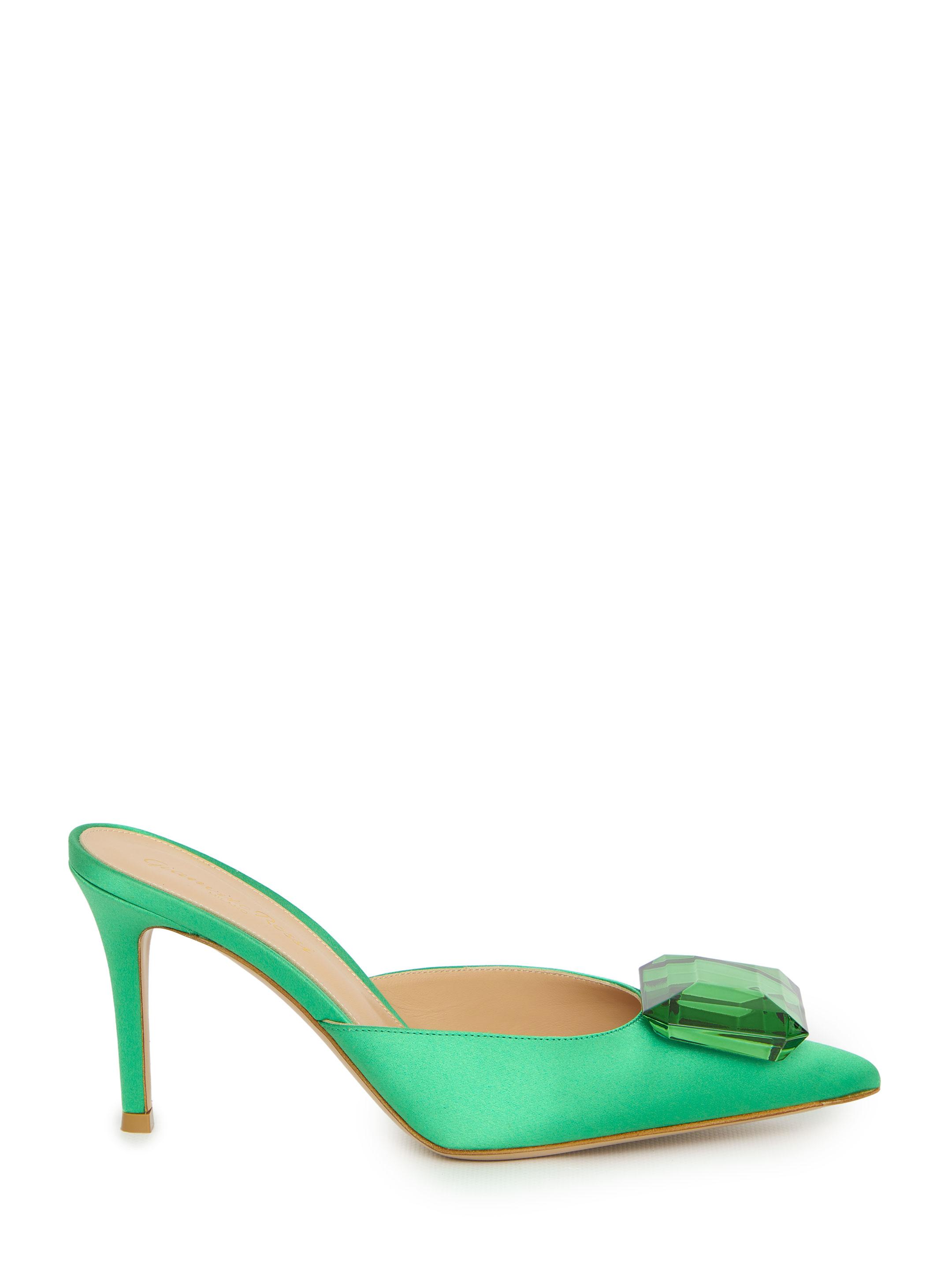 Gianvito Rossi Riccam pointed-toe 90mm pumps - Green