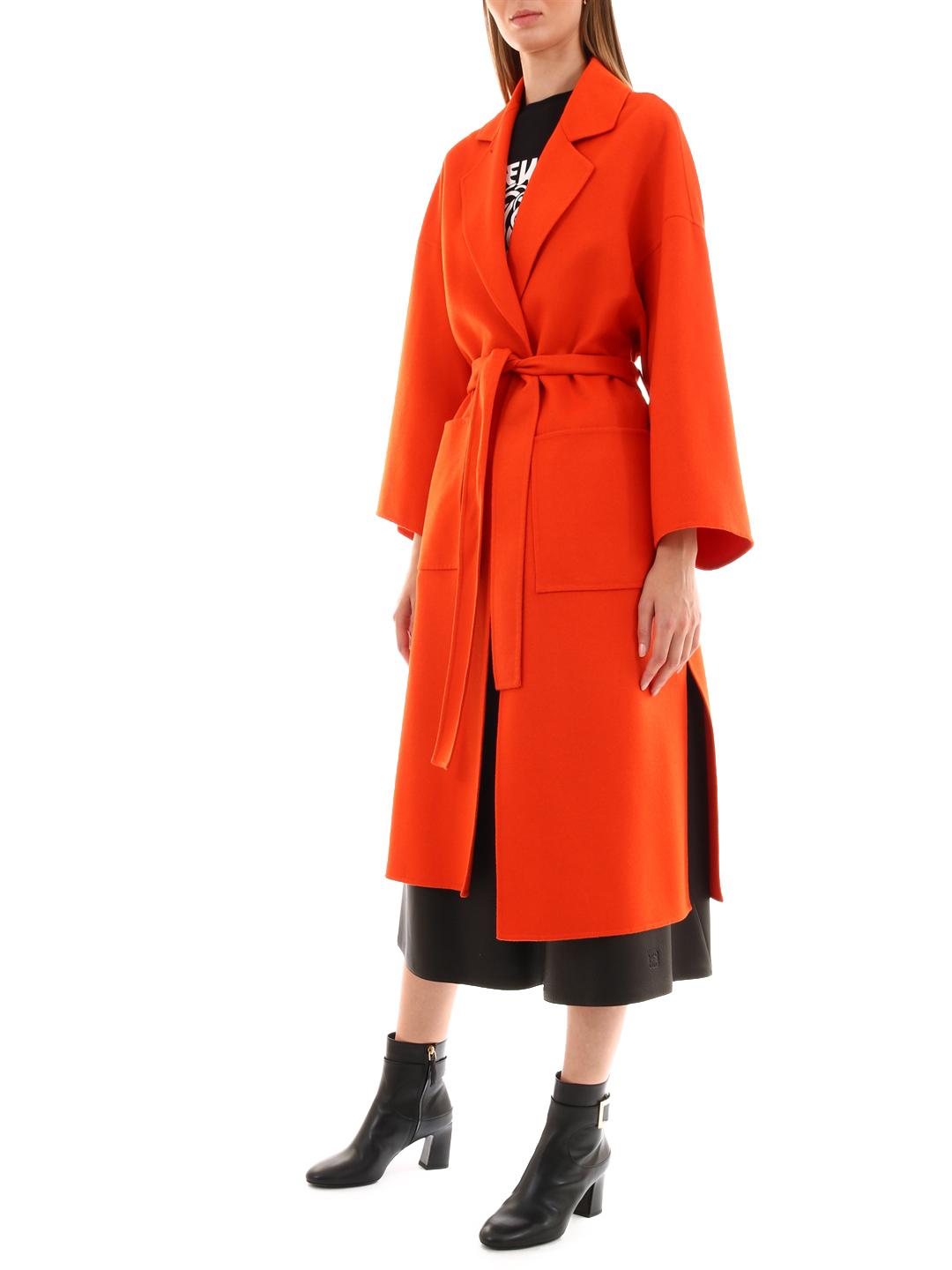 loewe oversized belted coat