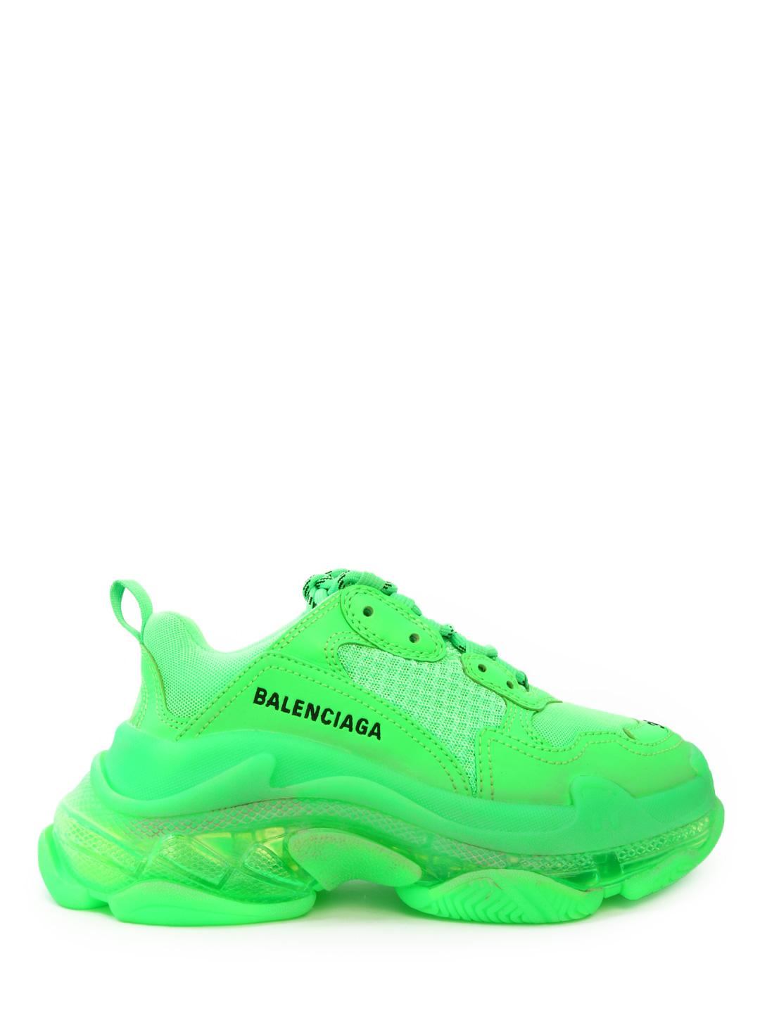 balenciaga neon green sneakers