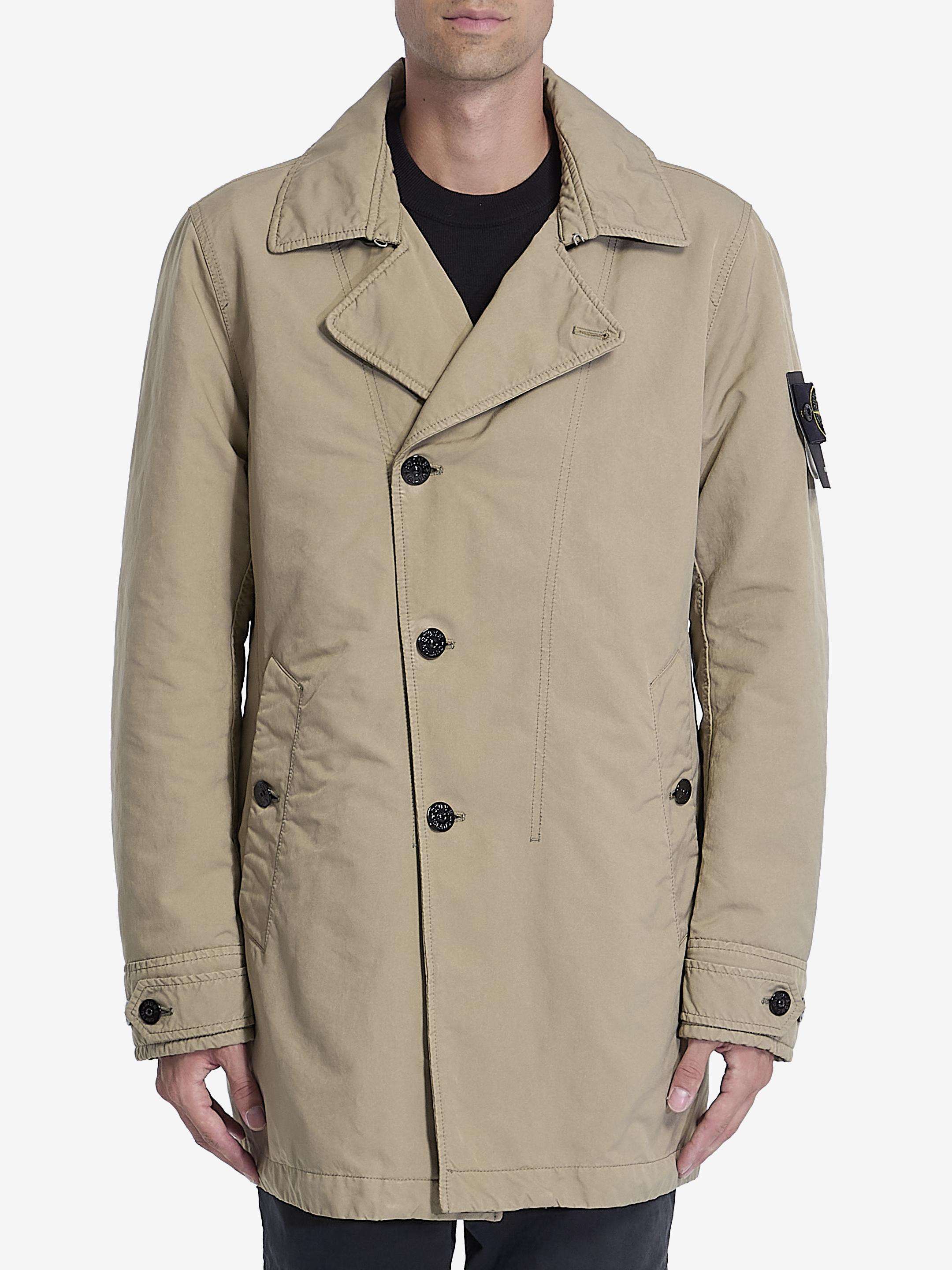 Stone Island David Tc Trench in Natural for Men Lyst UK