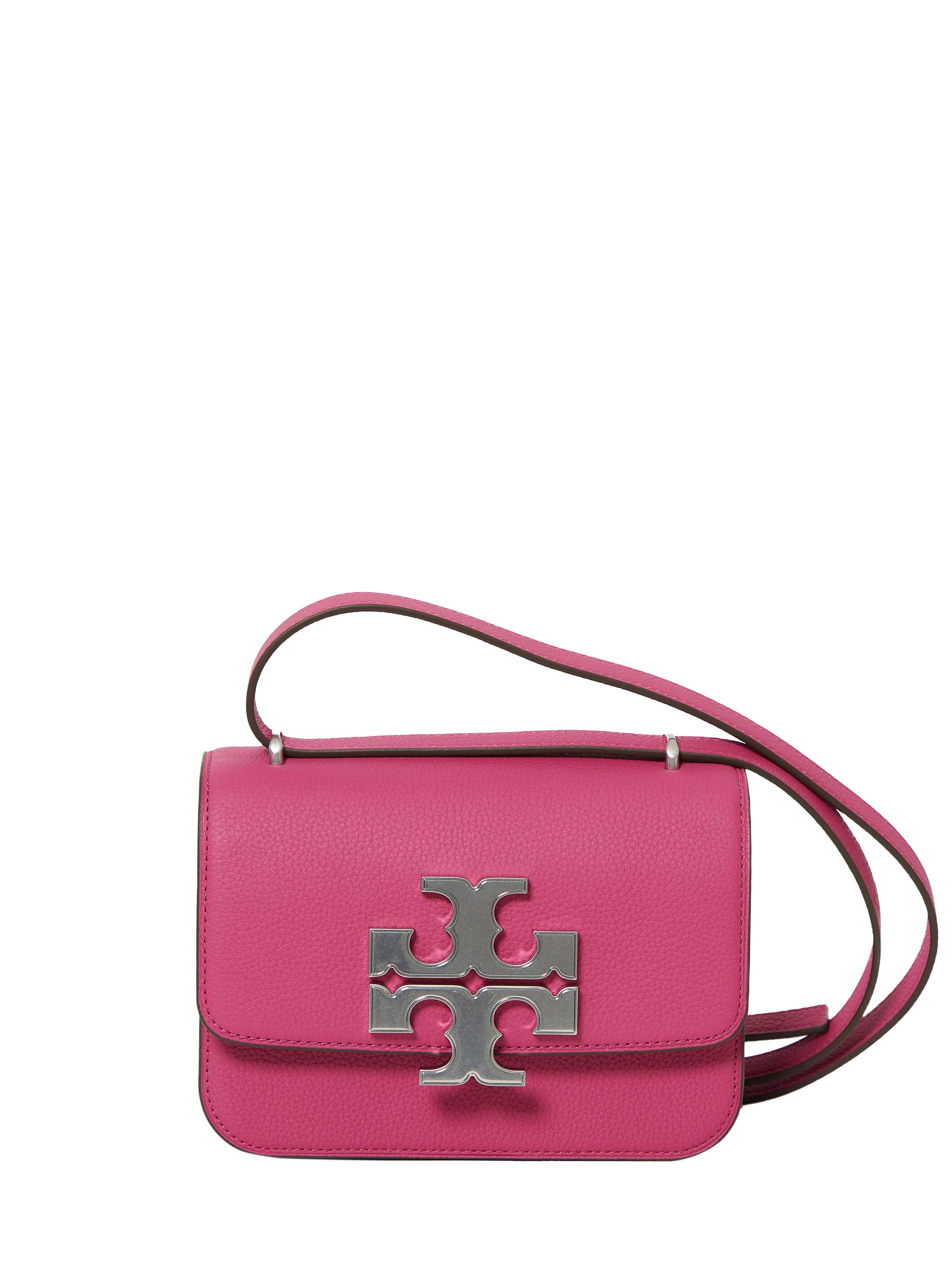 Tory Burch Small Eleanor Pebbled Convertible Bag in Pink | Lyst