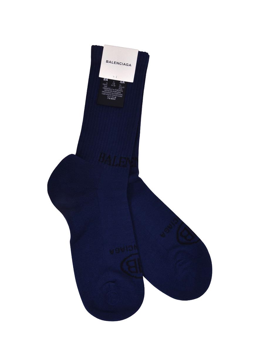balenciaga blue socks