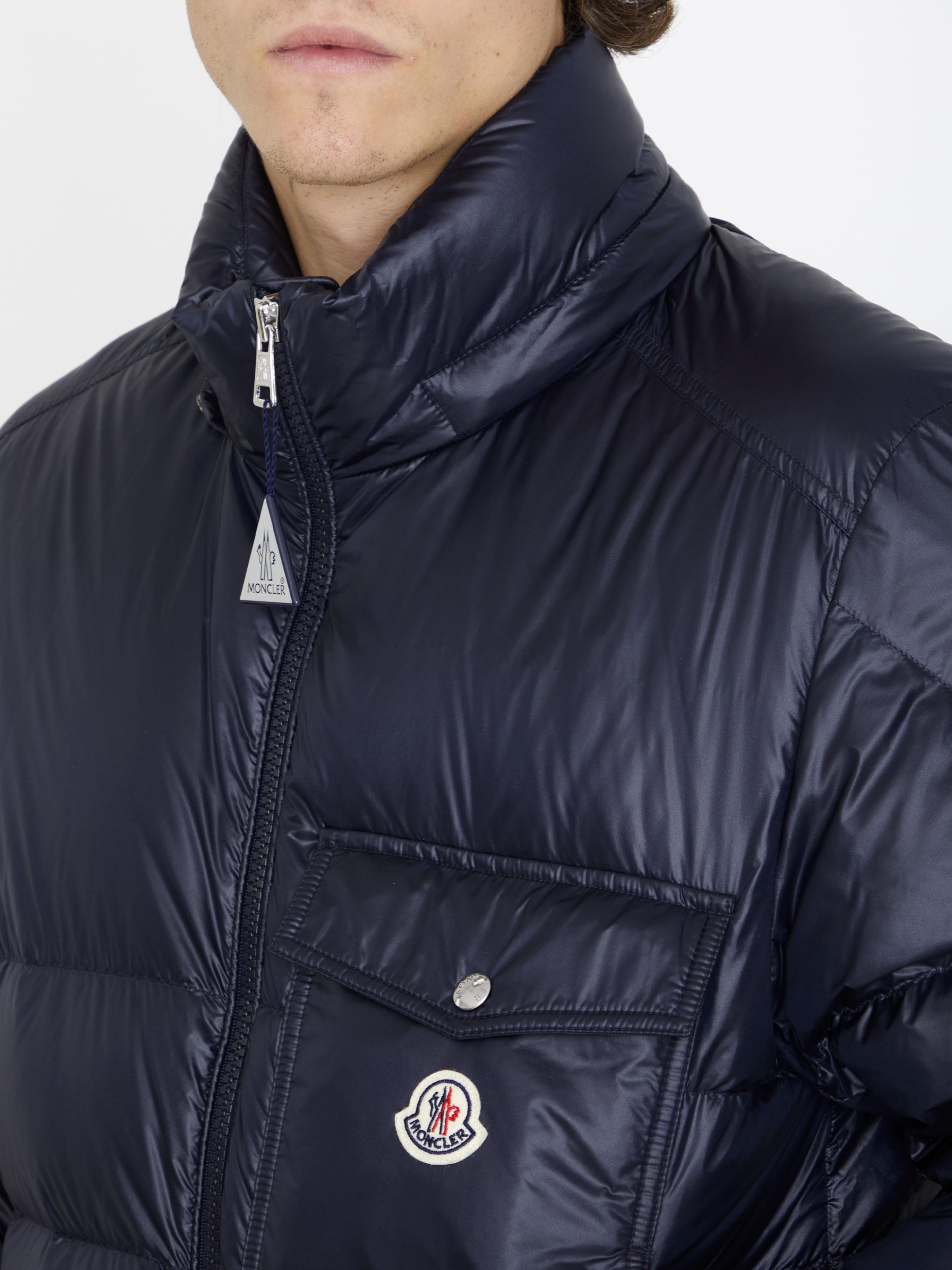 Moncler Wollaston Down Jacket in Blue for Men | Lyst