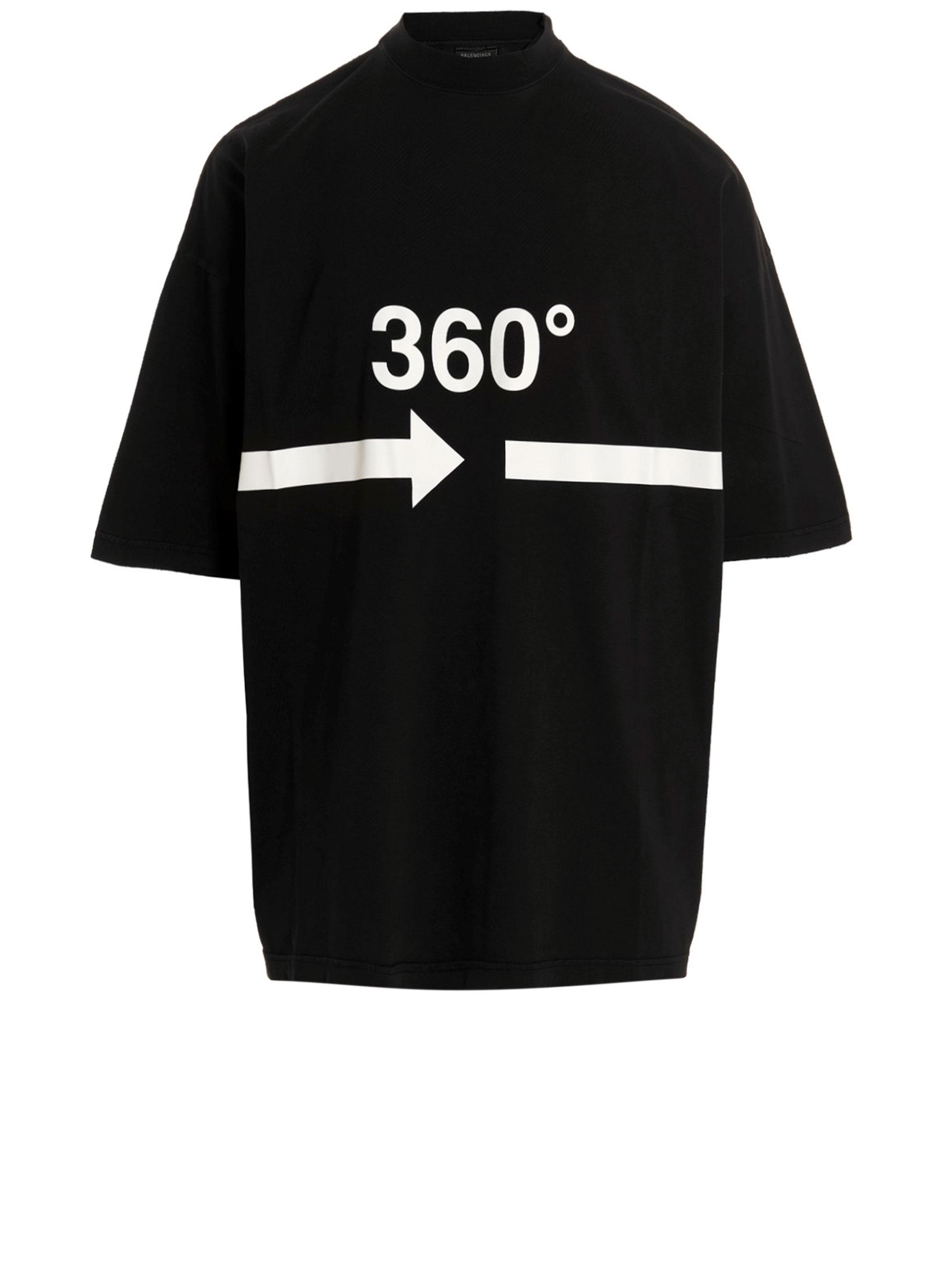 Balenciaga Oversized 360 T-shirt in Black for Men | Lyst Balenciaga Oversized 360 T-shirt in Black for Men | Lyst