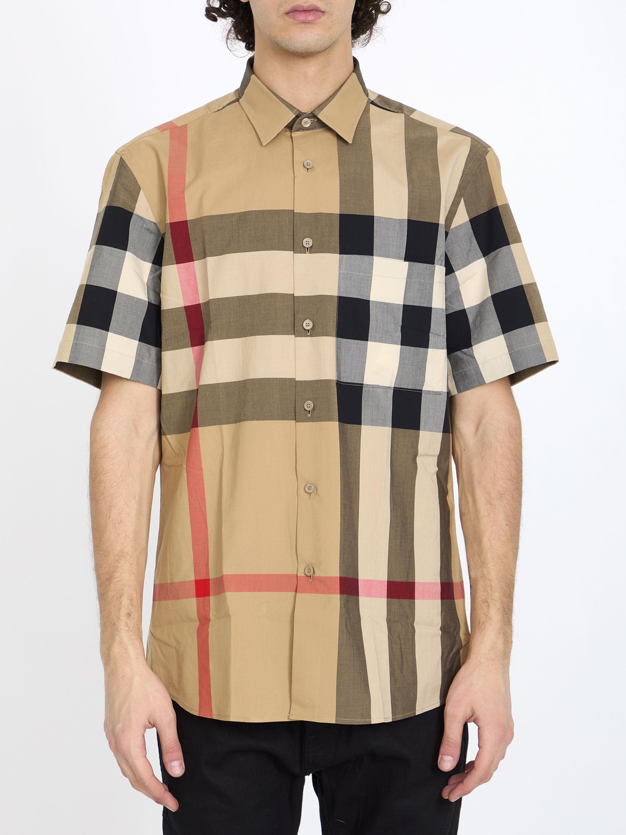 Tan burberry shirt 2025