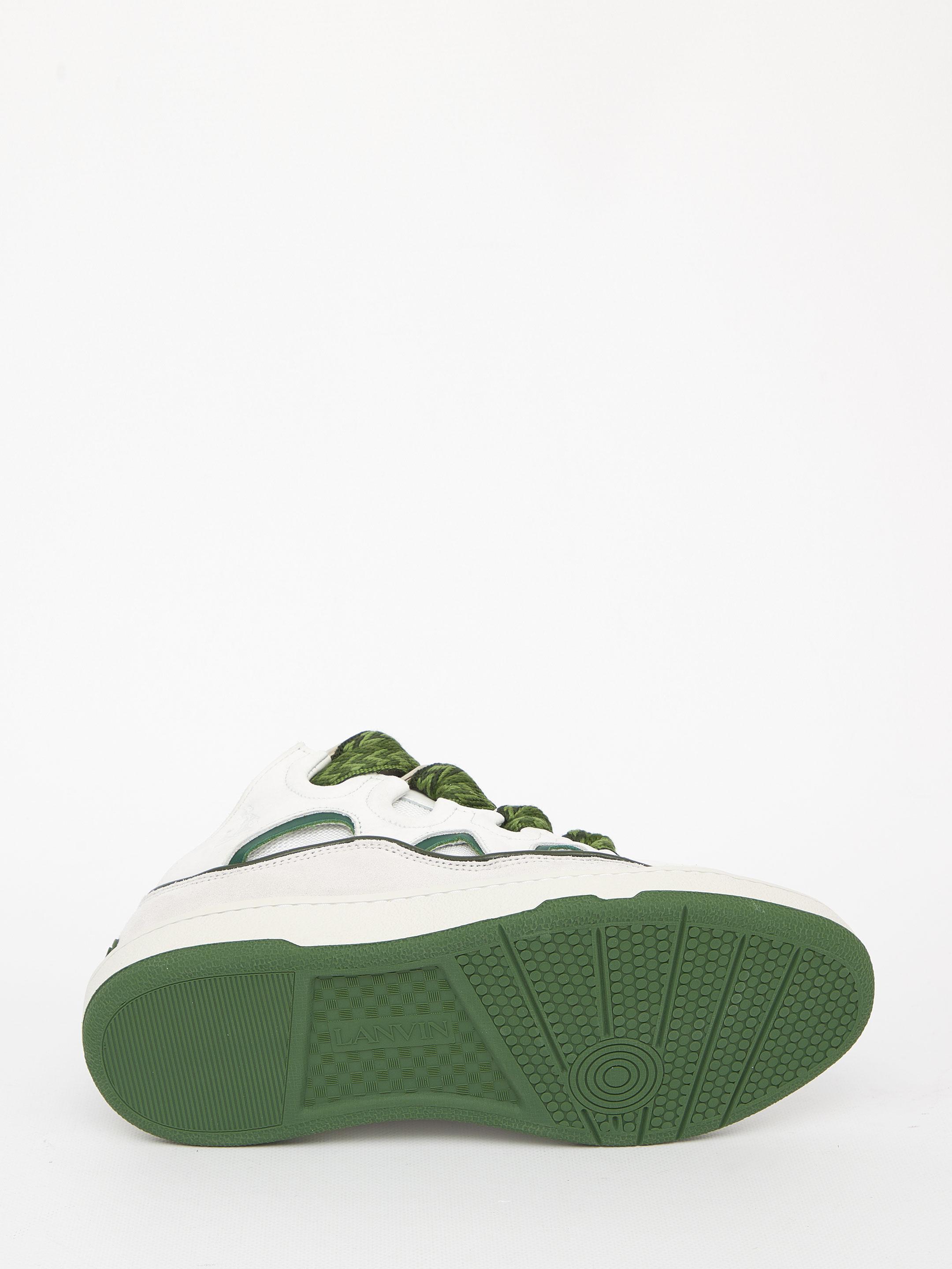 Lanvin Curb Sneakers in Green for Men | Lyst