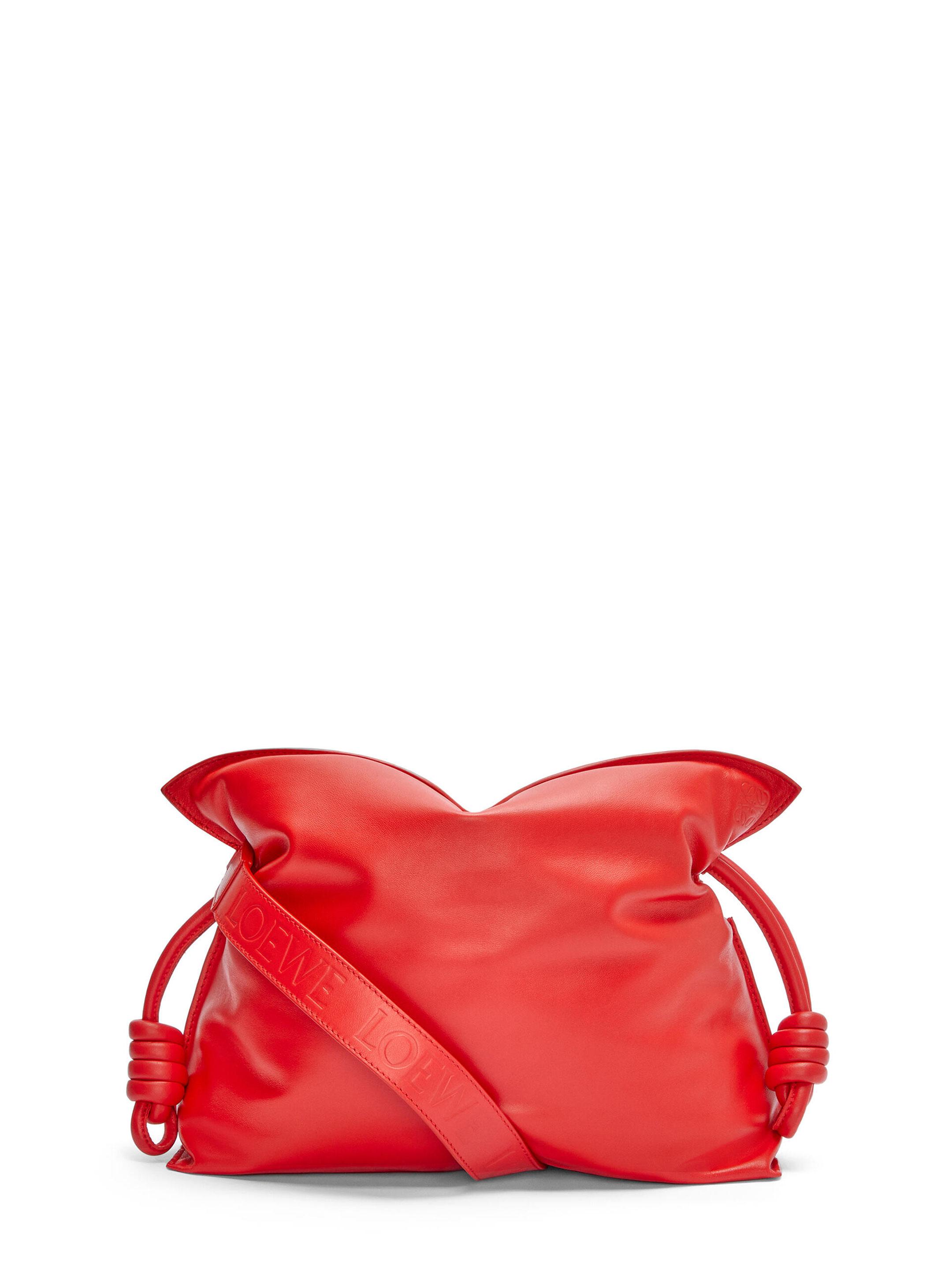 Loewe Puffer Flamenco Bag in Red | Lyst