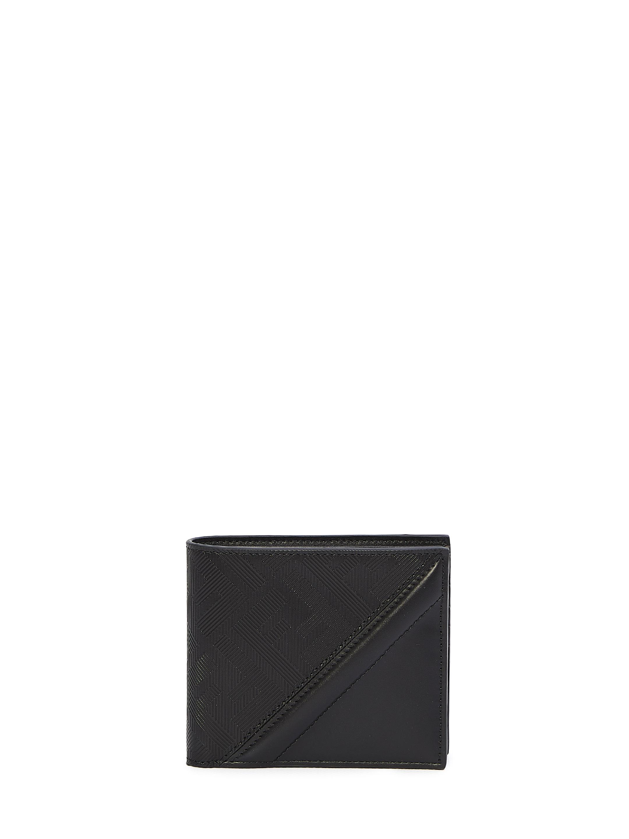 Fendi Shadow Diagonal Wallet in White for Men