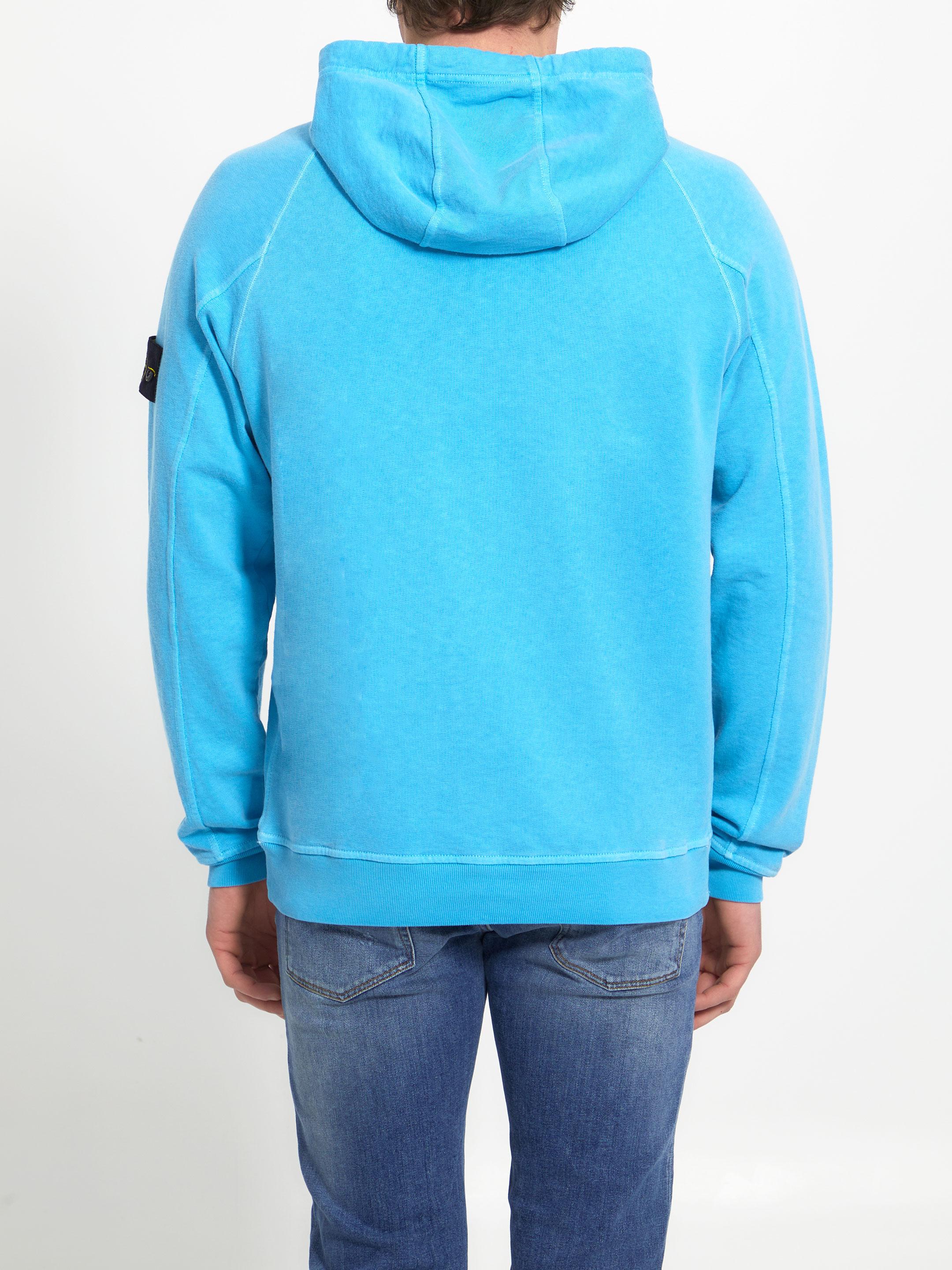 STONE ISLAND Sweat SMOKY BLUE STONE ISLAND Sweat SMOKY BLUE