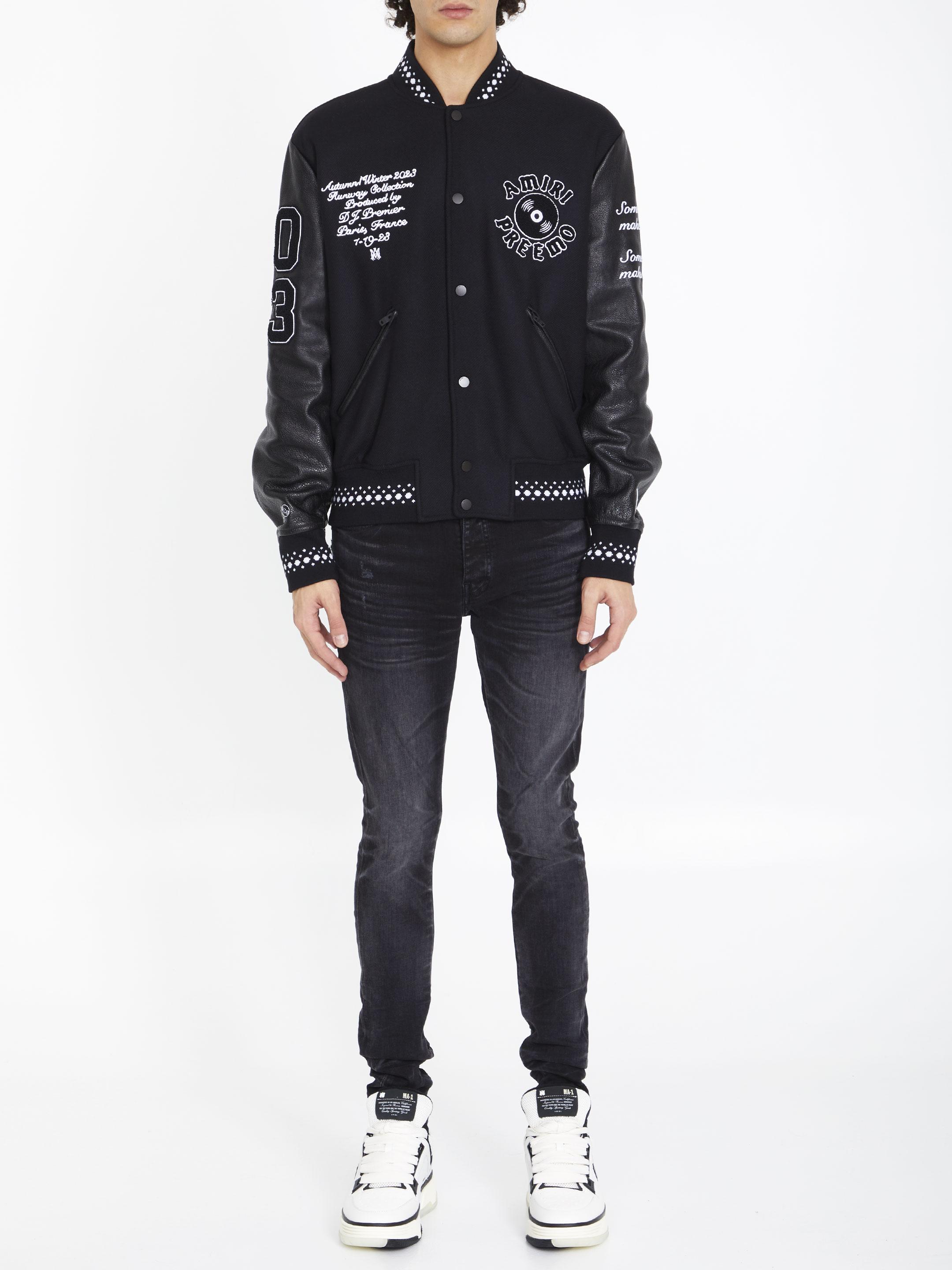 Amiri Preemo Record Jacket in Black for Men | Lyst