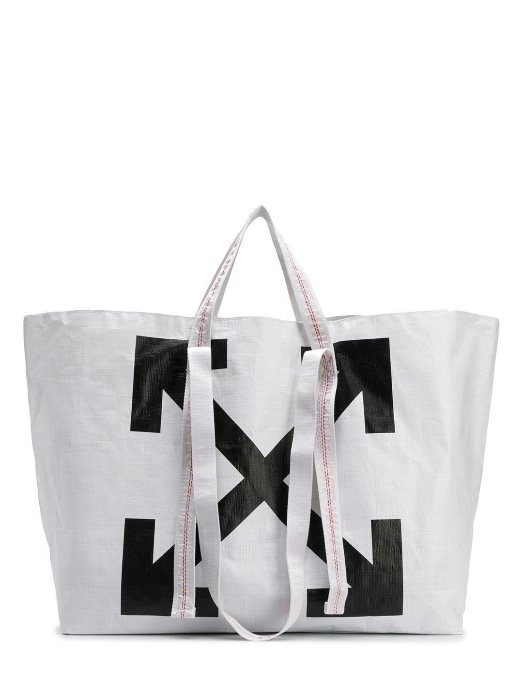 Off-White c/o Virgil Abloh Canvas Commercial Tote Bag Off White
