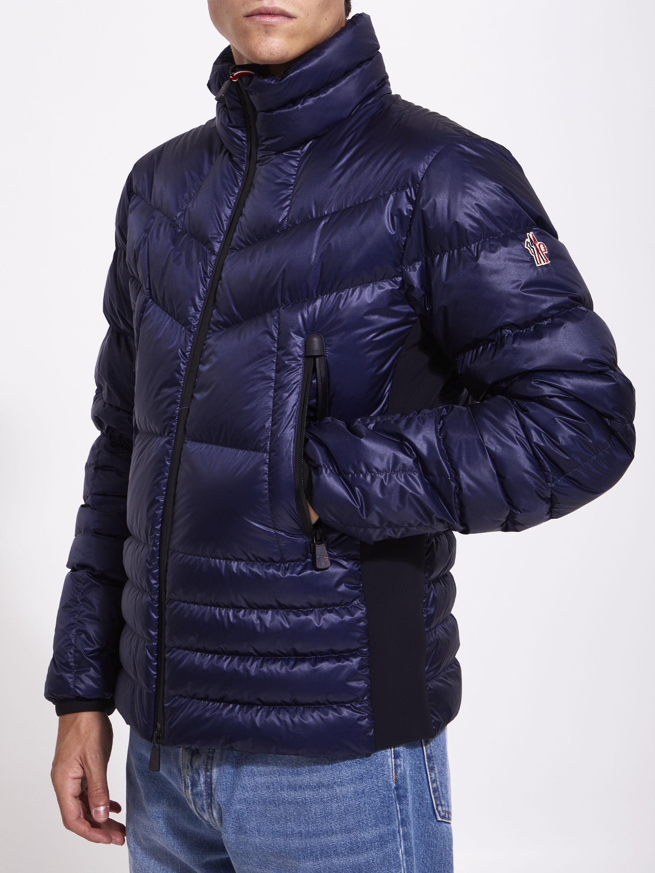 3 MONCLER GRENOBLE Canmore Short Down Jacket in Blue for Men | Lyst