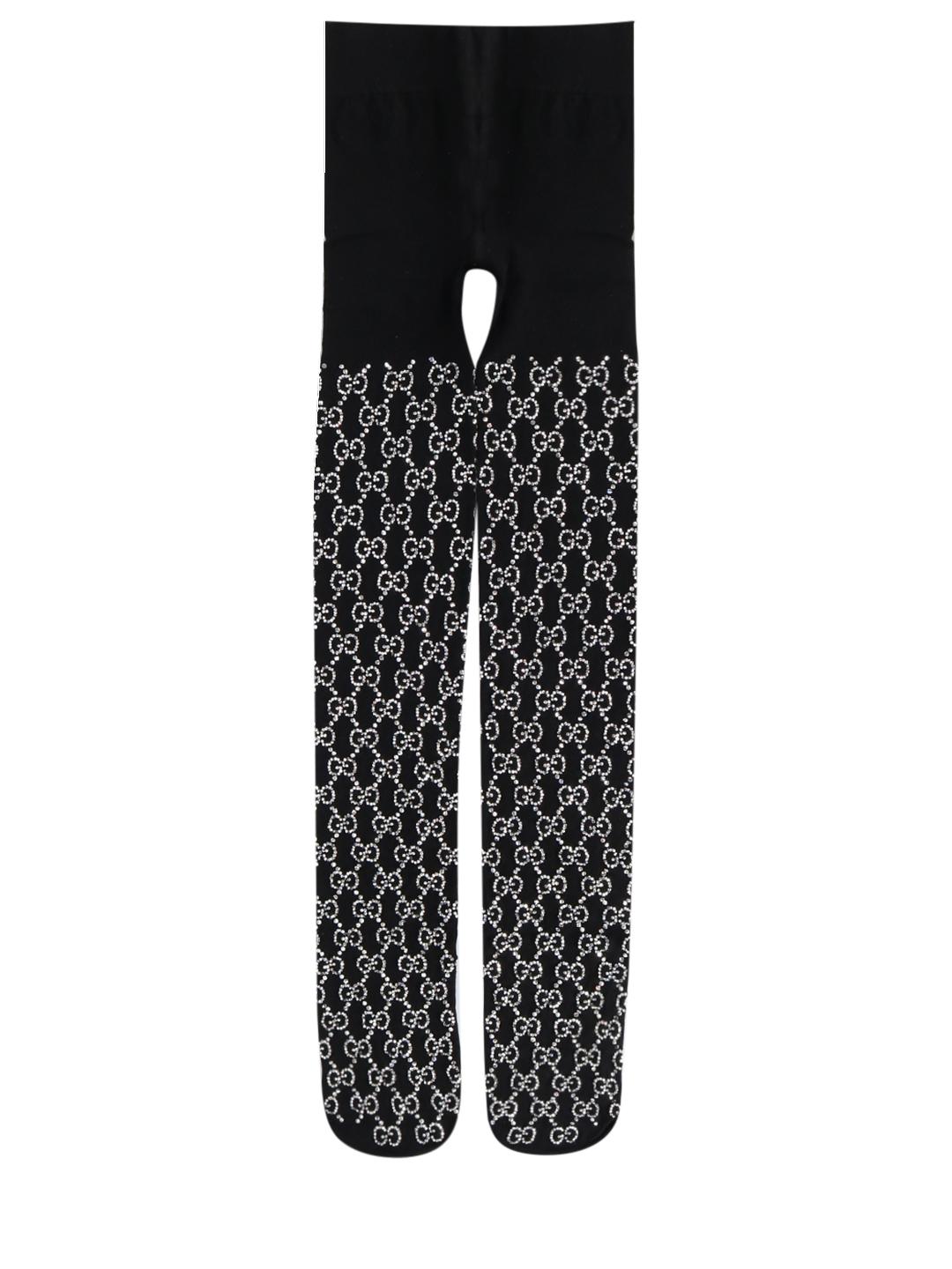 Gucci GG Monogram Tights in Black - Lyst