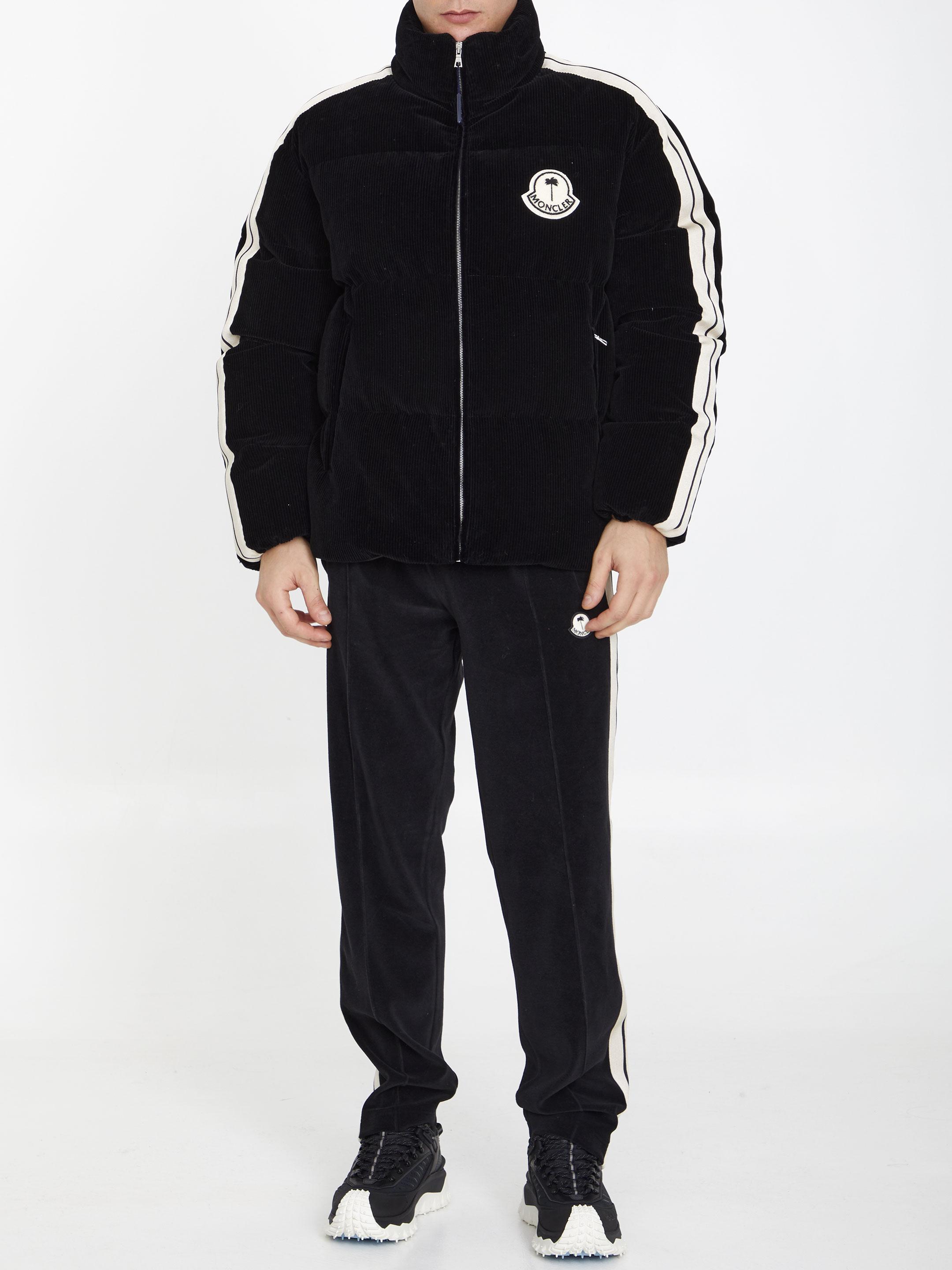 8 MONCLER PALM ANGELS Ramsau Short Down Jacket in Black for Men | Lyst