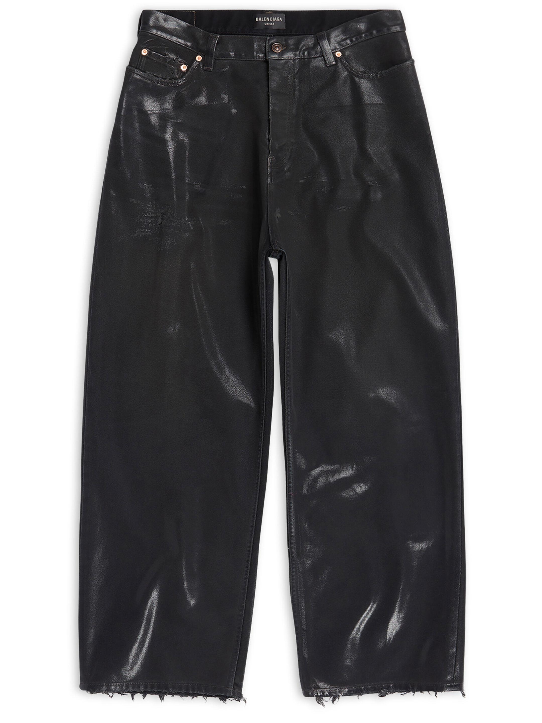 Balenciaga Large baggy Jeans in Black for Men | Lyst UK