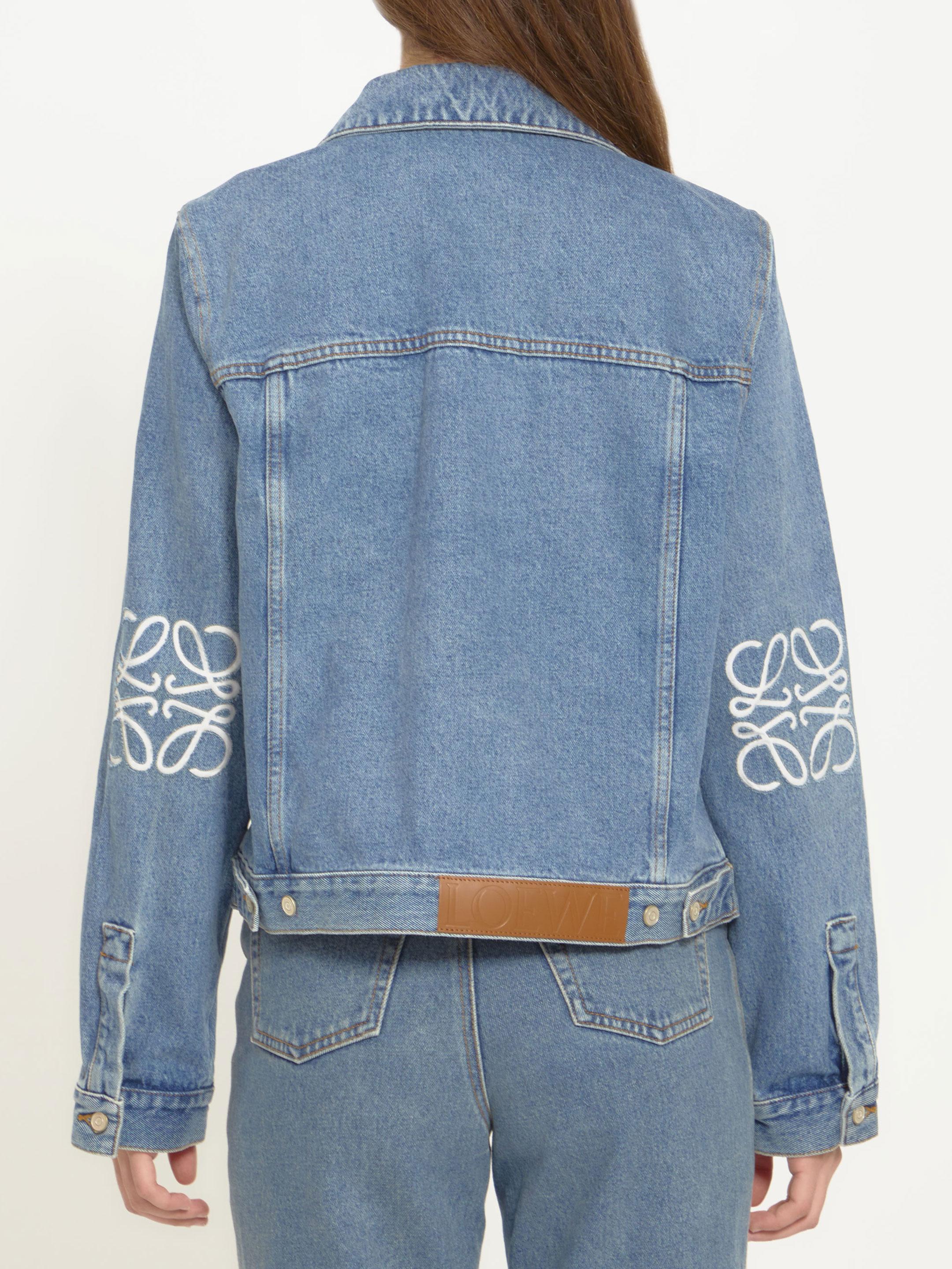 Loewe Anagram Denim Jacket in Blue | Lyst UK