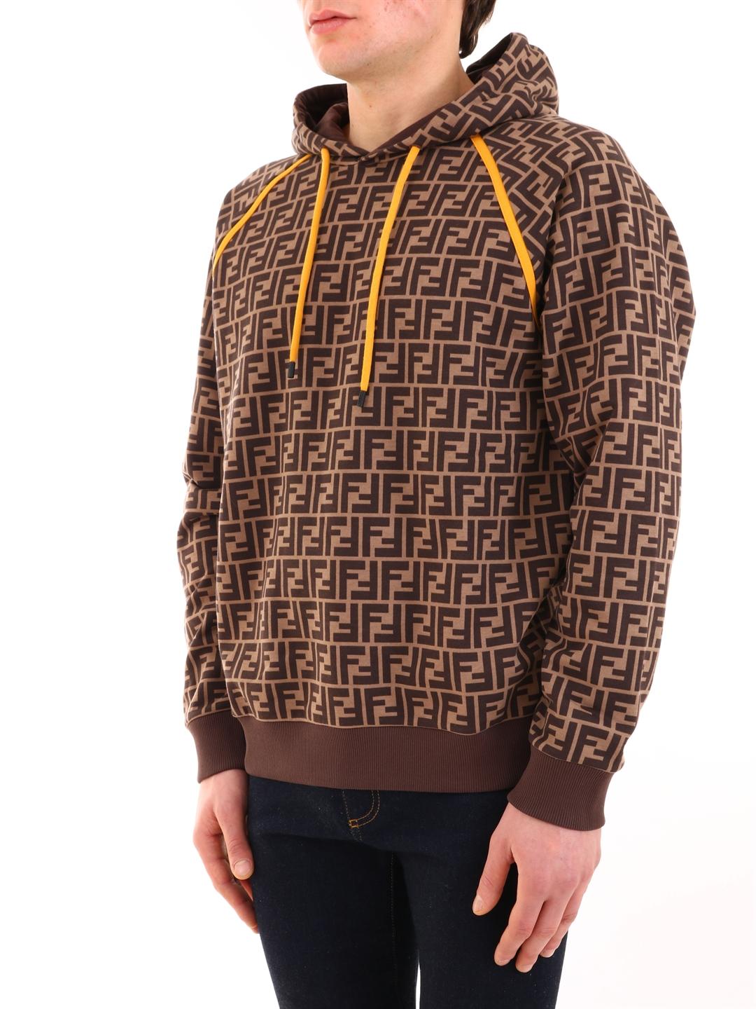 fendi brown hoodie
