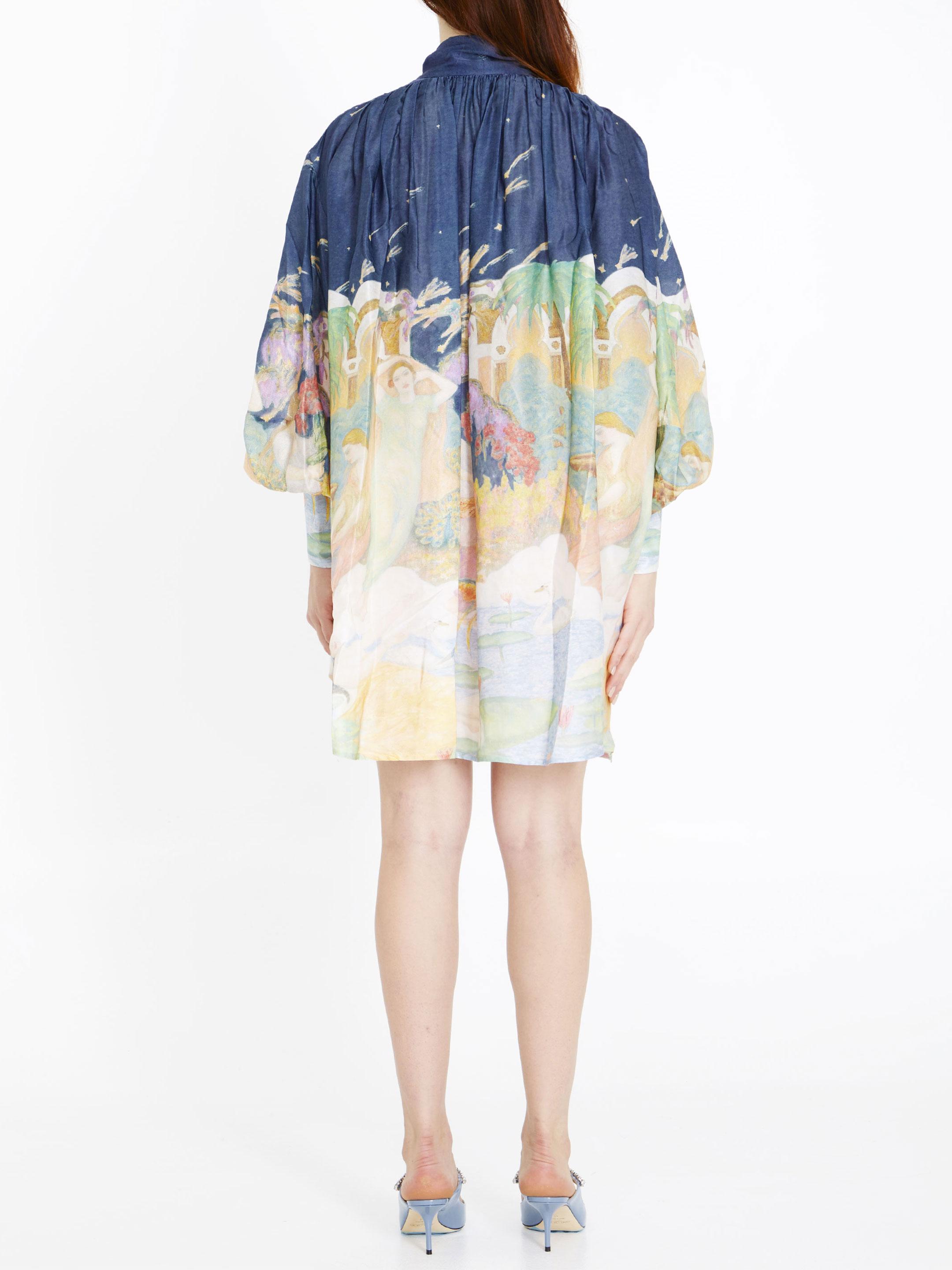 【Zimmermann】LYRICAL BARREL MINI DRESS バーレル ミニドレス Zimmermann】LYRICAL BARREL MINI DRESS バーレル ミニドレス