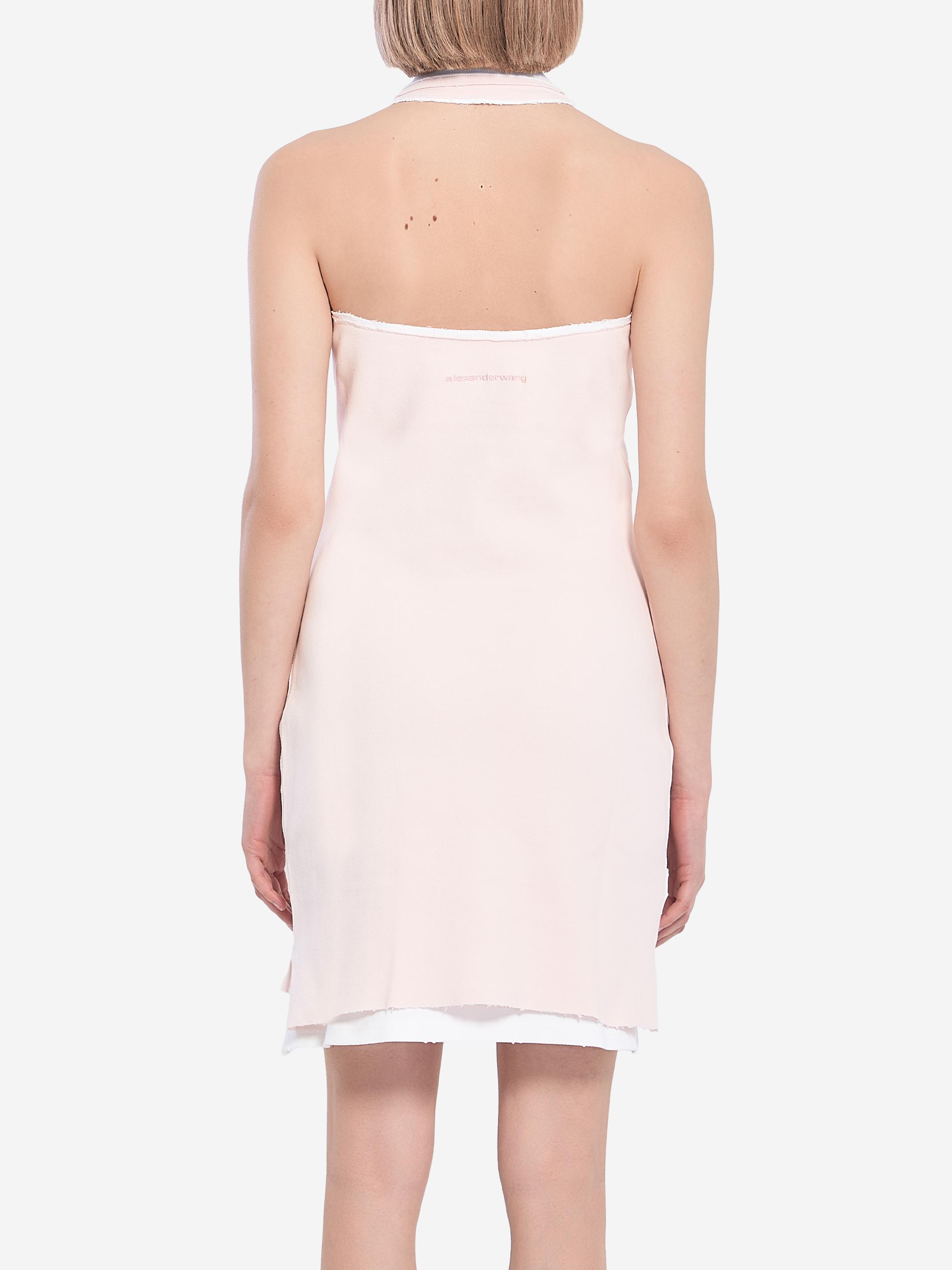 alexander wang pink slip dress Alexander Wang Asymmetric Cami Slip Dress Blush In Pink