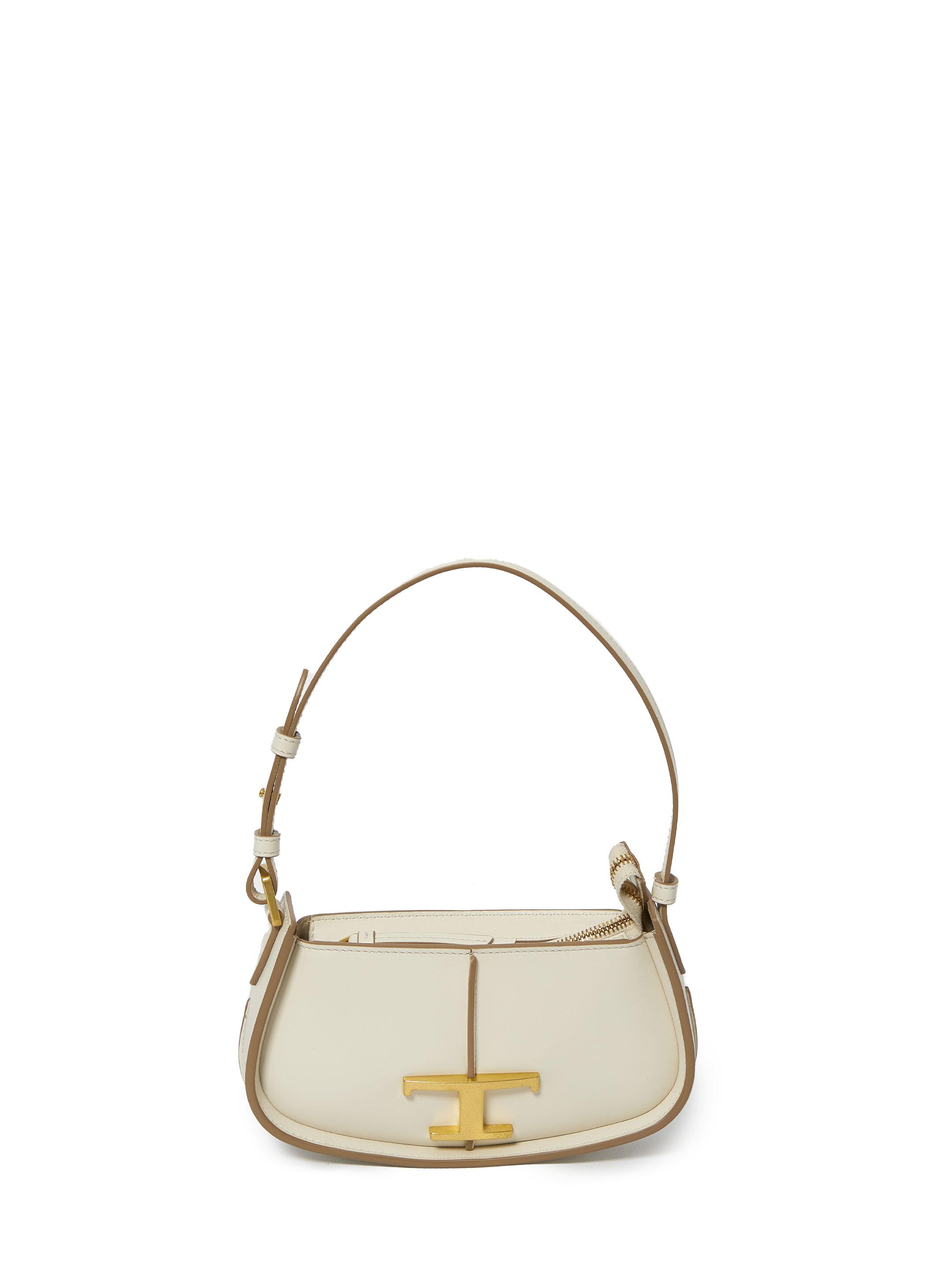 Tod's Demi Lune Bag In in Natural | Lyst