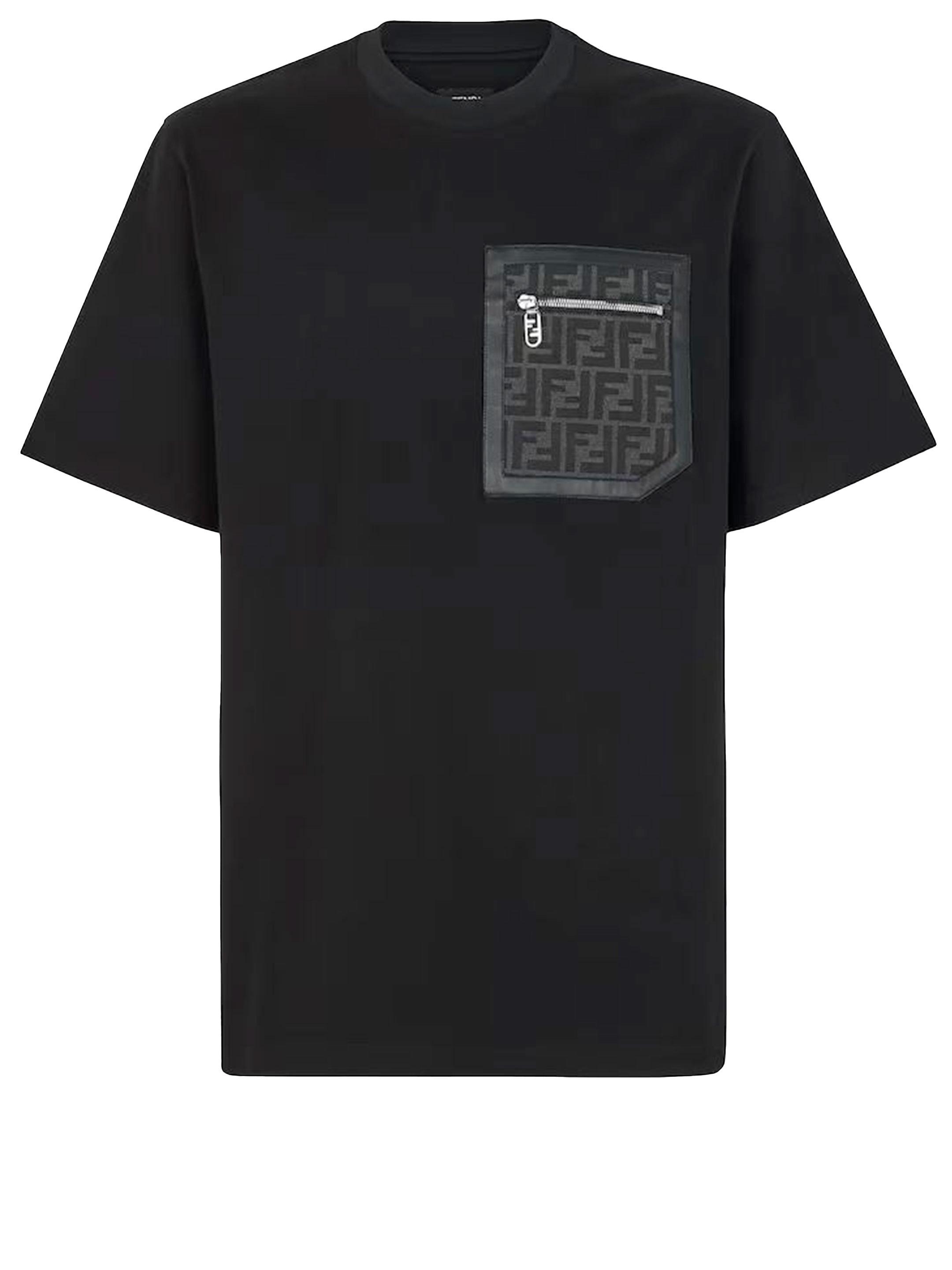 Fendi Jersey T-shirt in Black for Men | Lyst