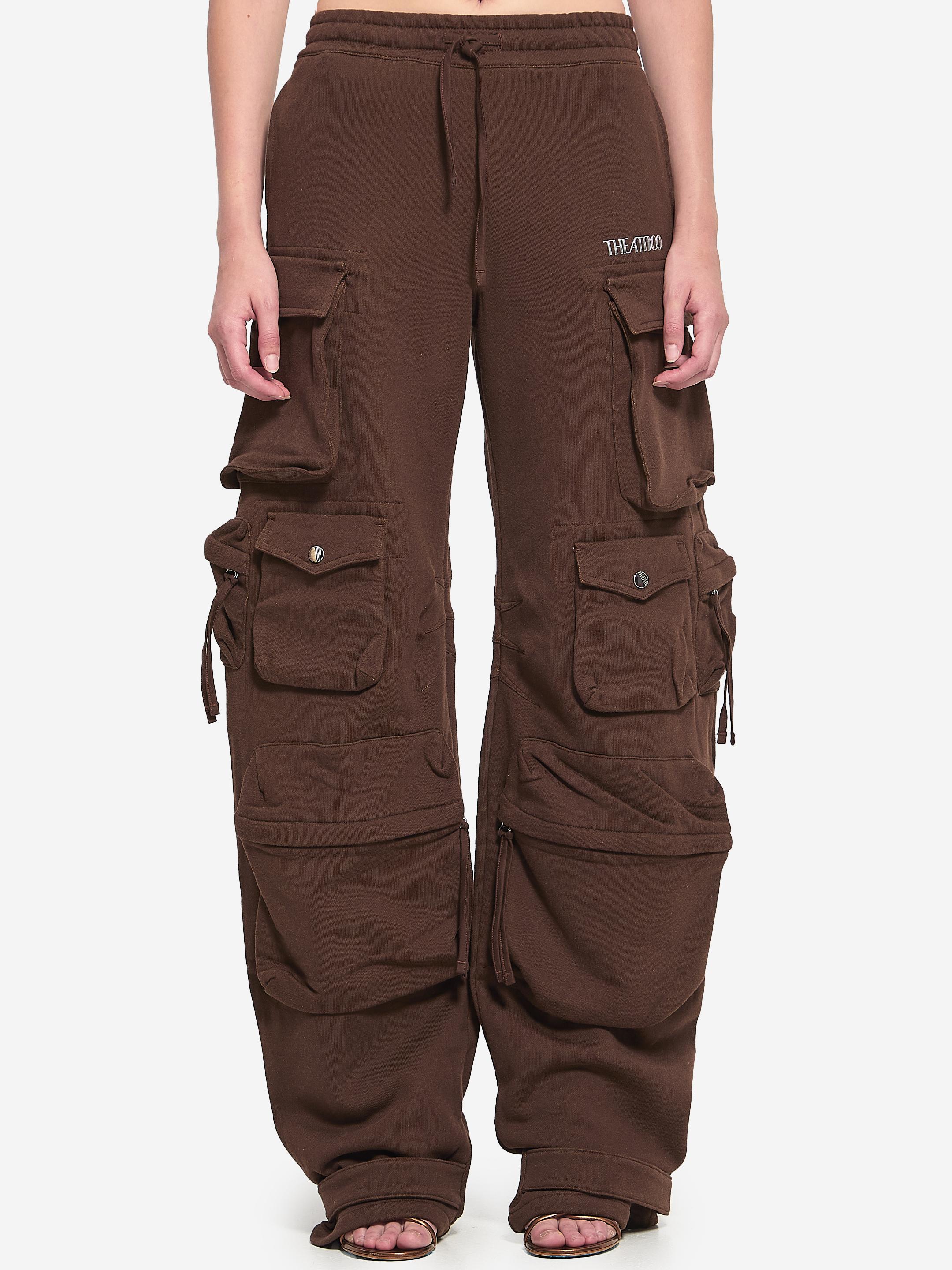 パンツ THE ATTICO COTTON CARGO PANTS The Attico パターン カーゴパンツ | グリーン | FARFETCH JP